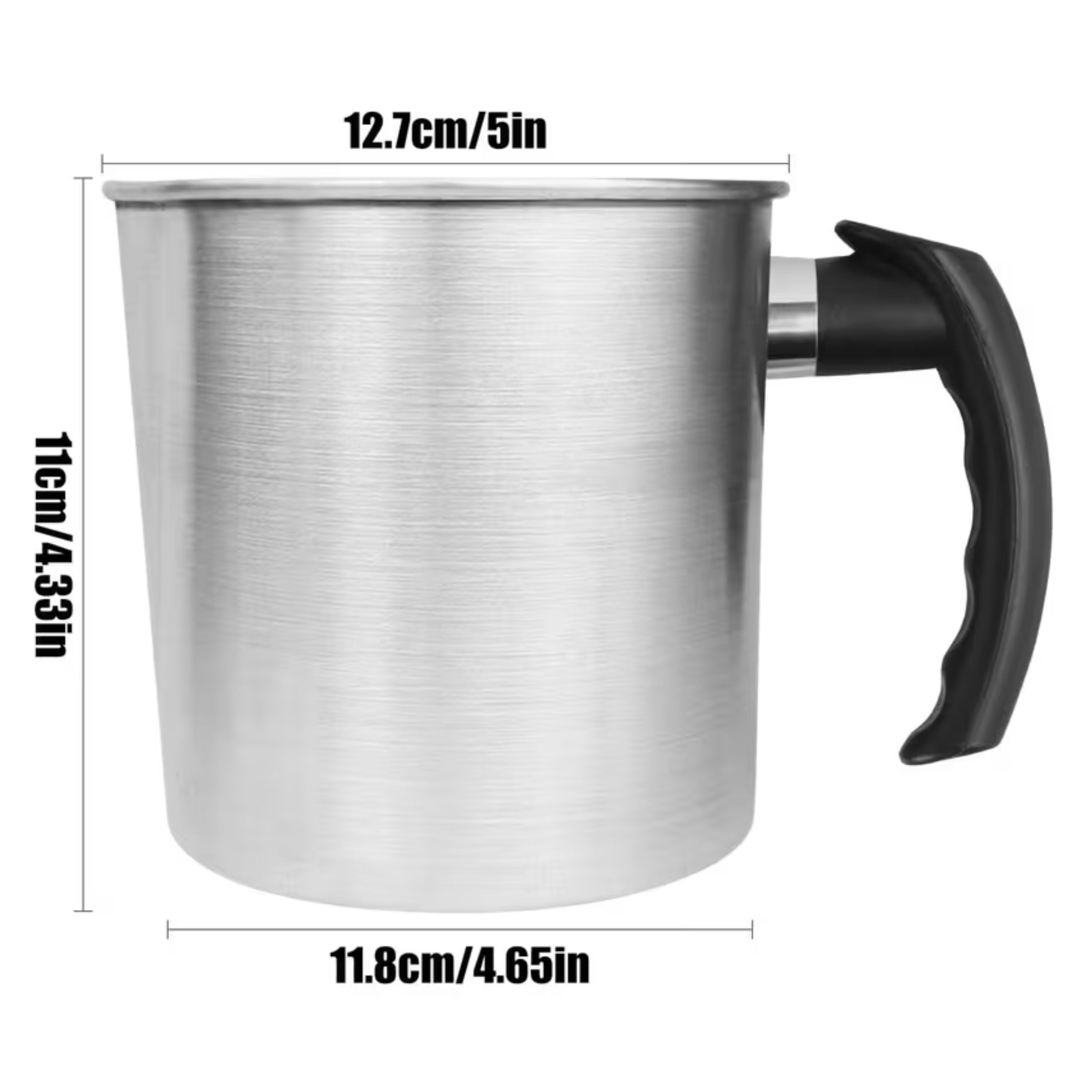 Kitcheniva 44 oz Stainless Steel Candle Wax Melting Pot with Heat-Resistant Handle - Ideal for Candle Making