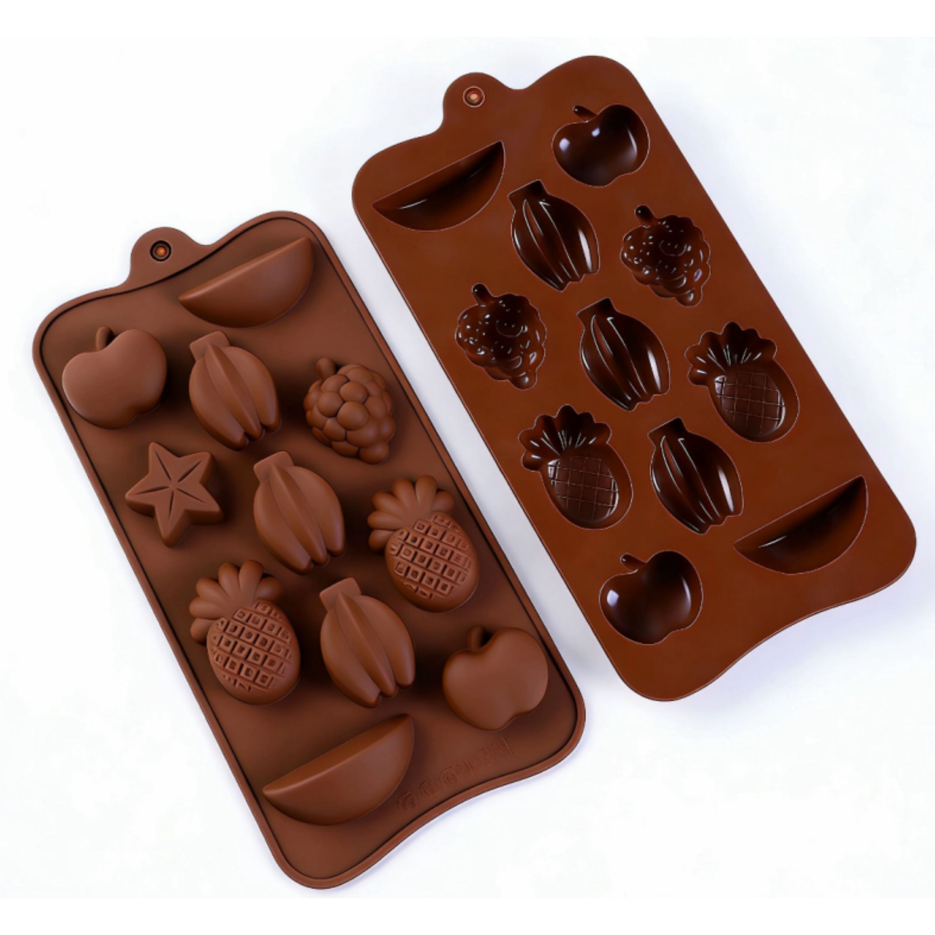 Kitcheniva Silicone Small Fruit Chocolate Drop Mold (4.1 x 8.3 Inch)