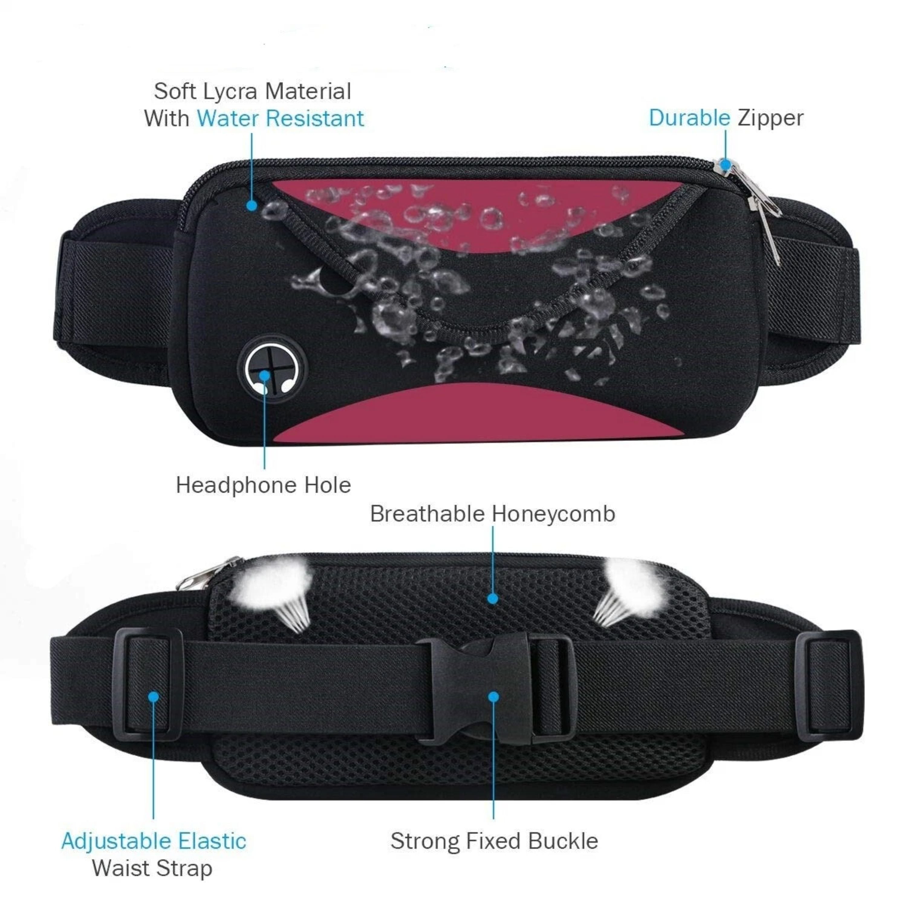 Kitcheniva Adjustable Running Belt Waist Pack