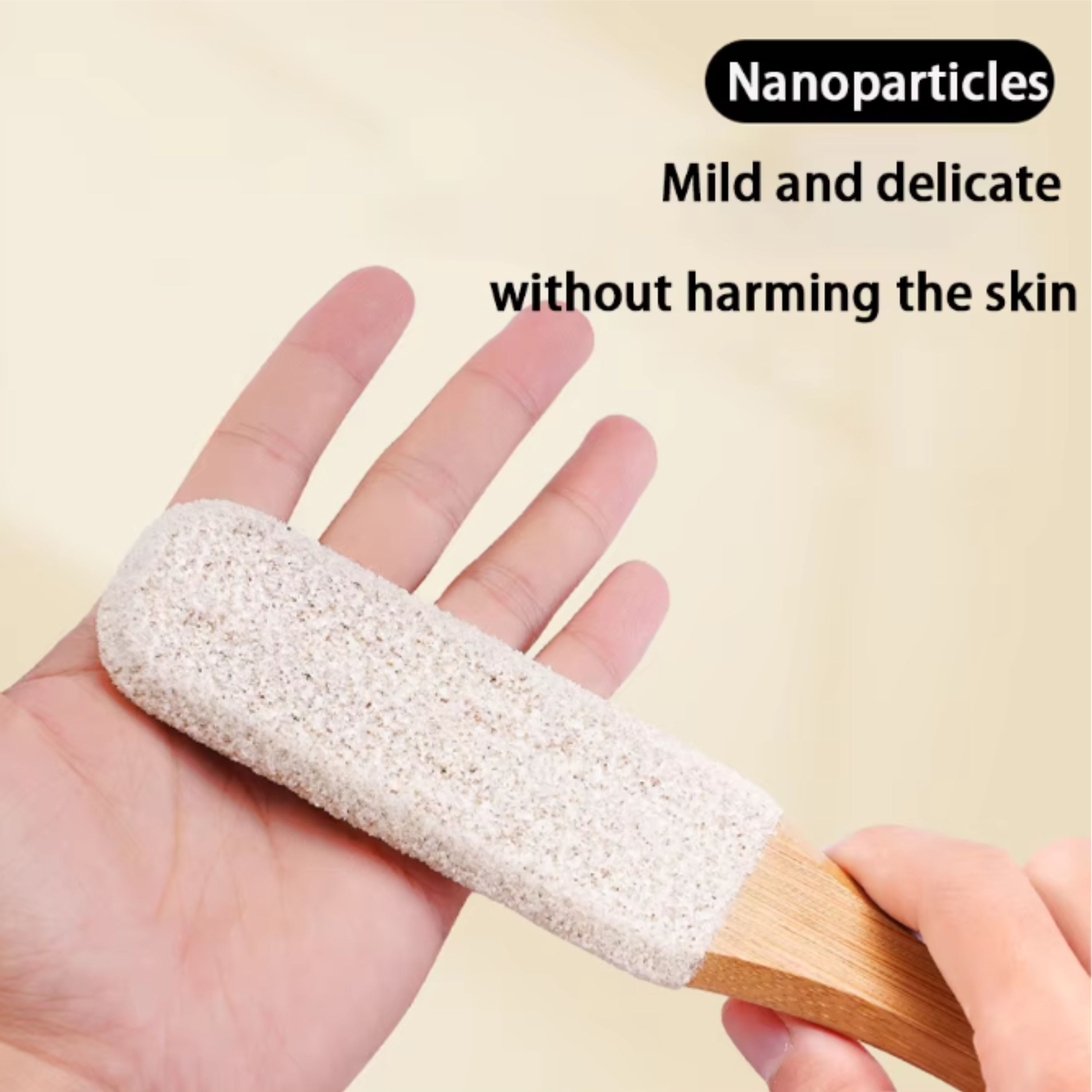 Kitcheniva Pumice Stone Foot File - Callus Remover for Feet (2 Pack, Black)