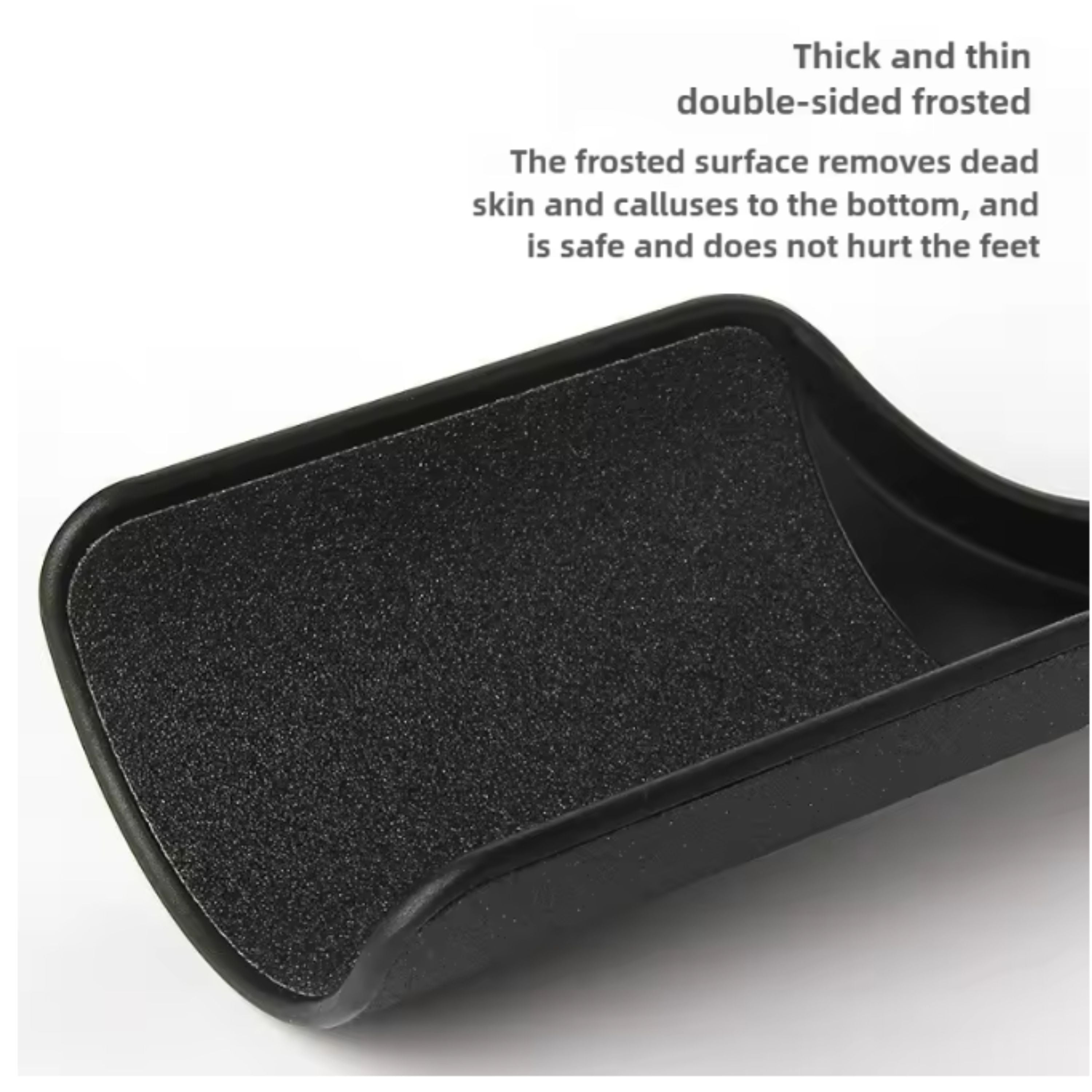 Kitcheniva Curved Foot File Callus Remover (1 Pack, Black)