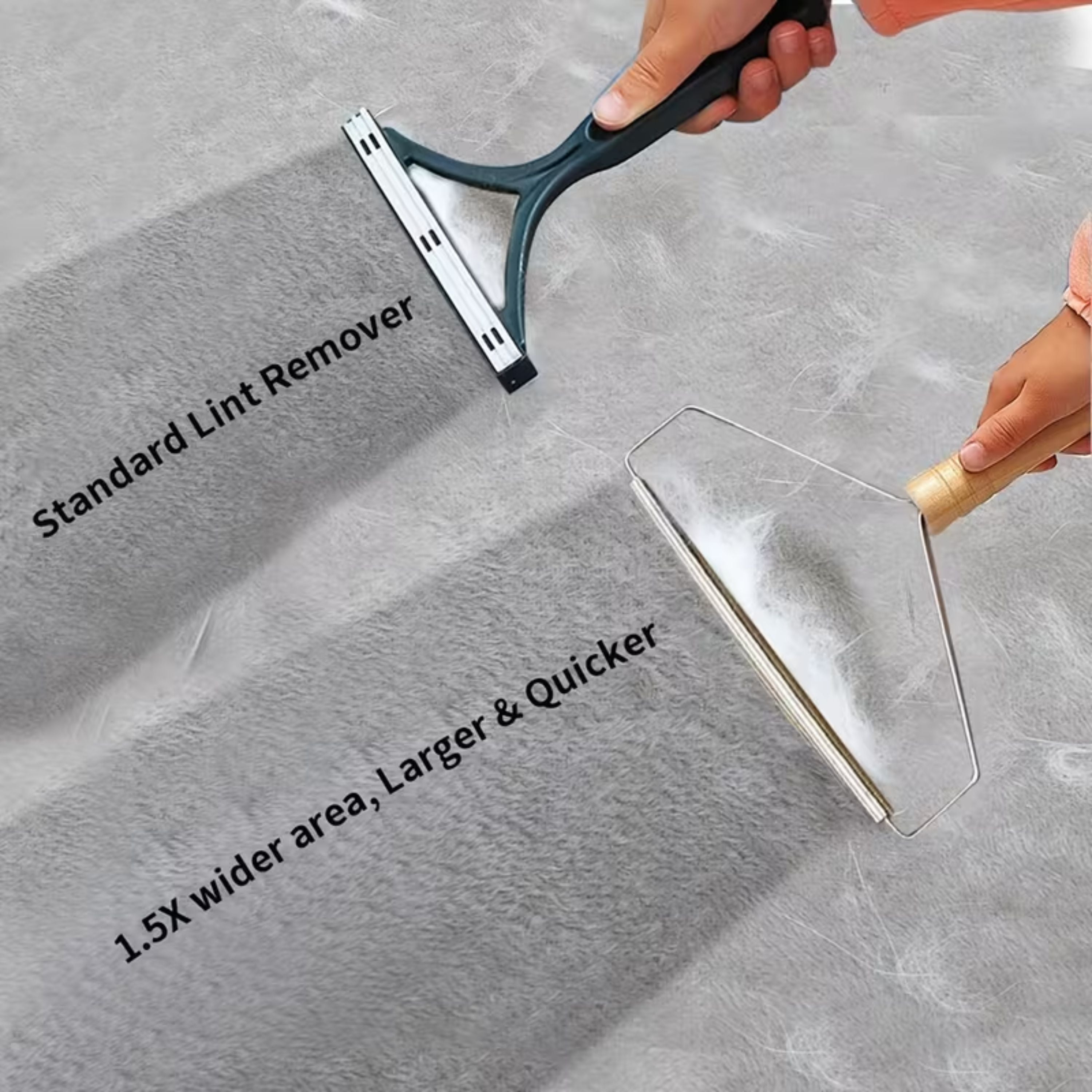 Kitcheniva Pet Hair Remover Set 3 Pcs - For Clothing, Car, Furniture & Carpet