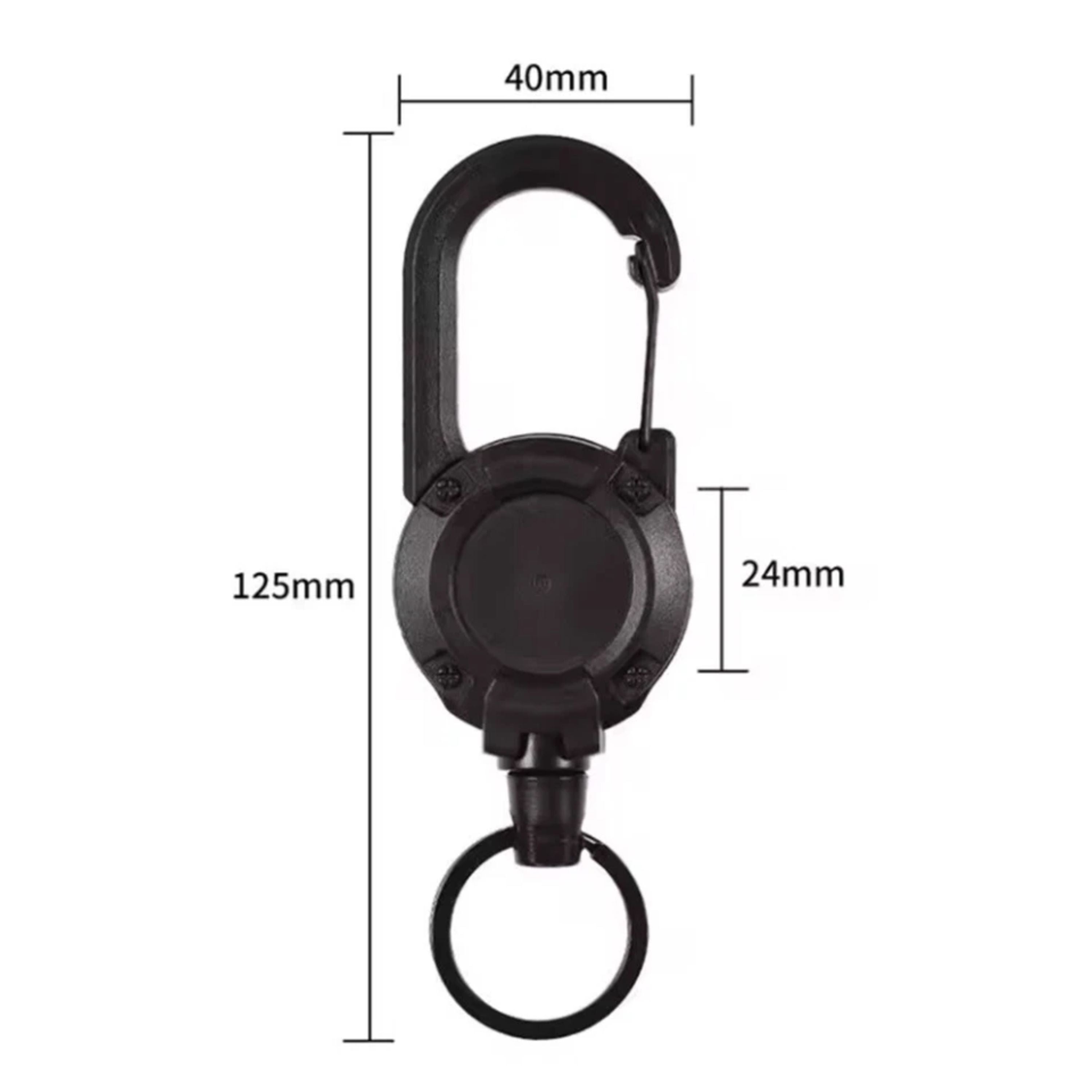 Kitcheniva Heavy Duty Retractable Carabiner Key Chain