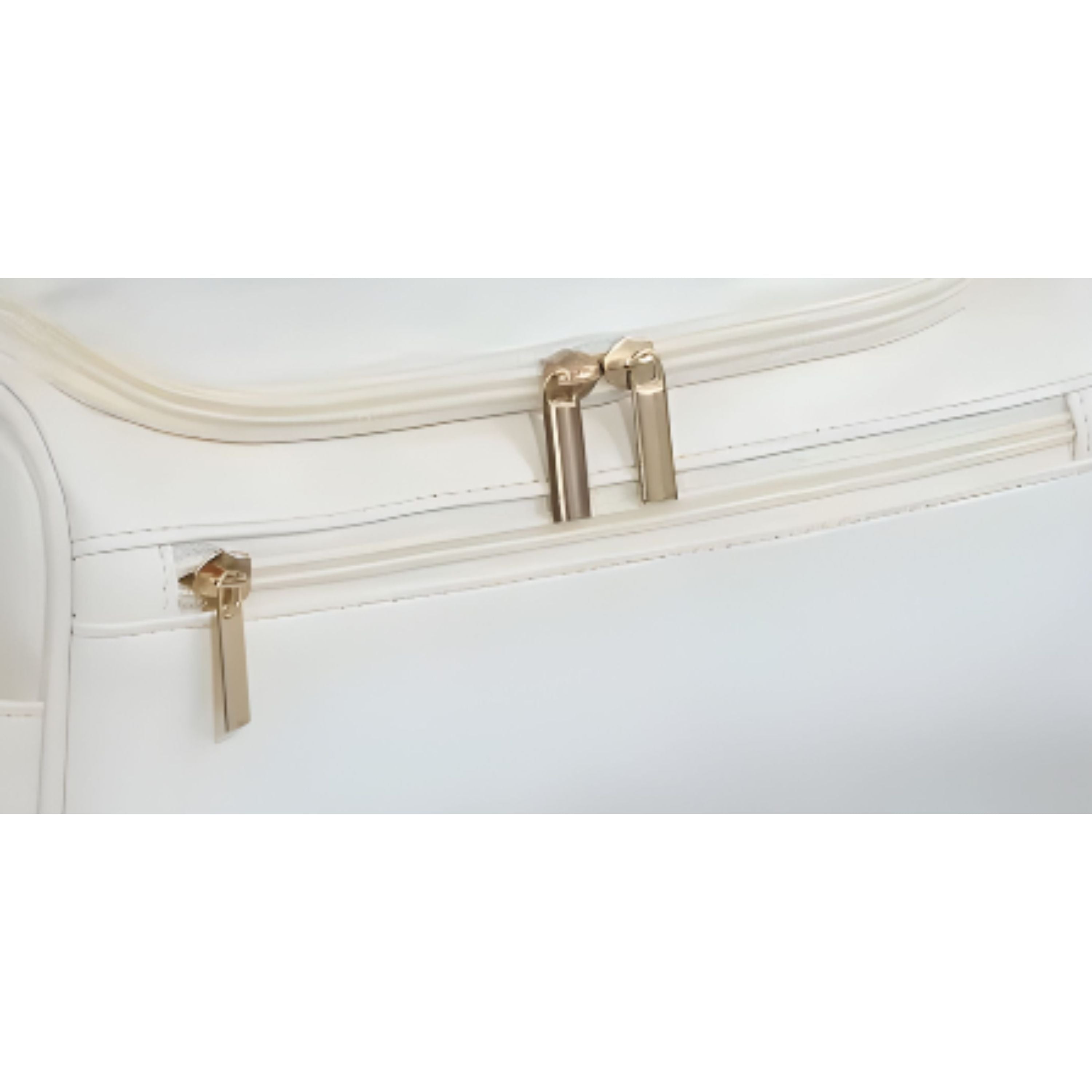 Kitcheniva PU Leather Makeup & Toiletry Organizer Bag Beige