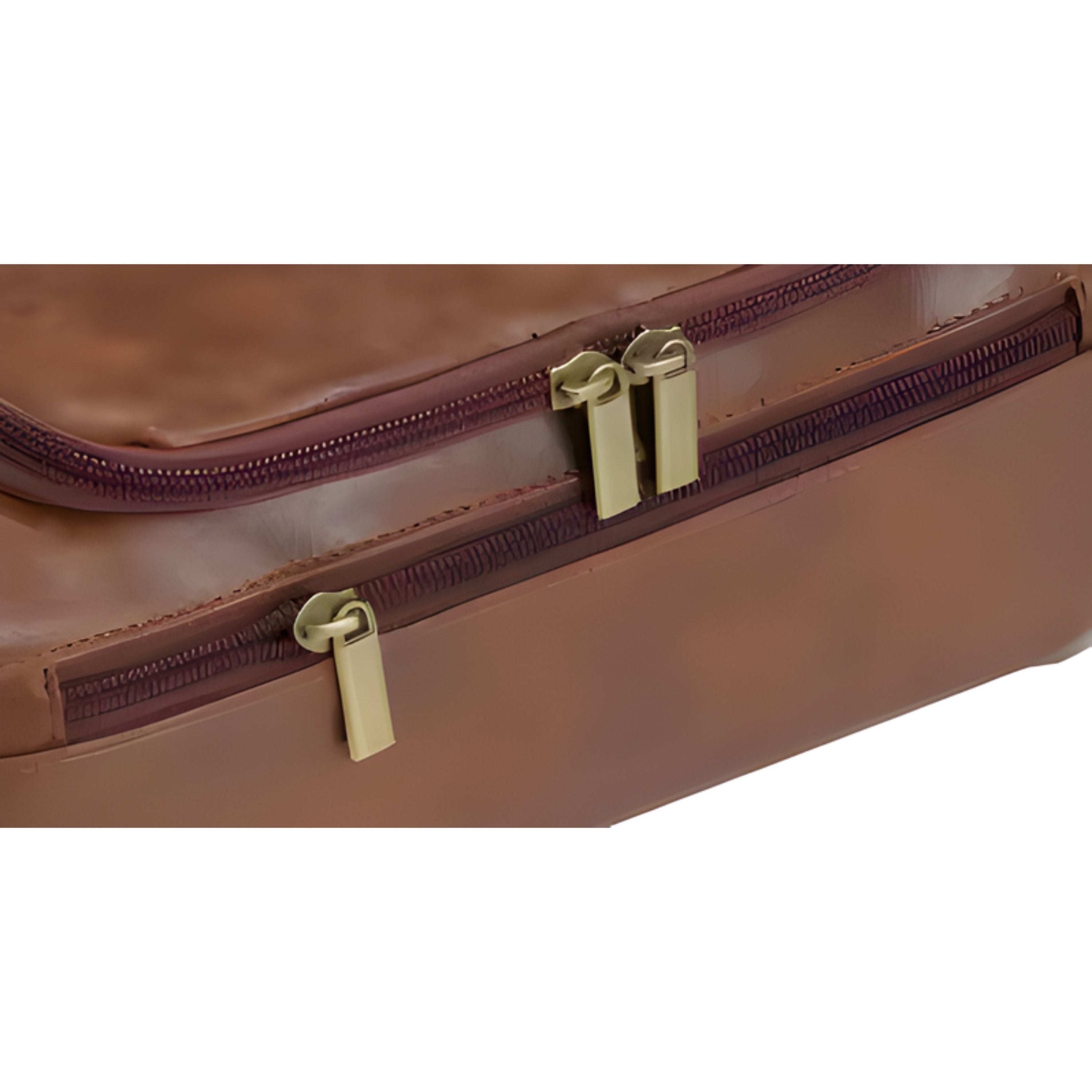 Kitcheniva PU Leather Makeup & Toiletry Organizer Bag Brown