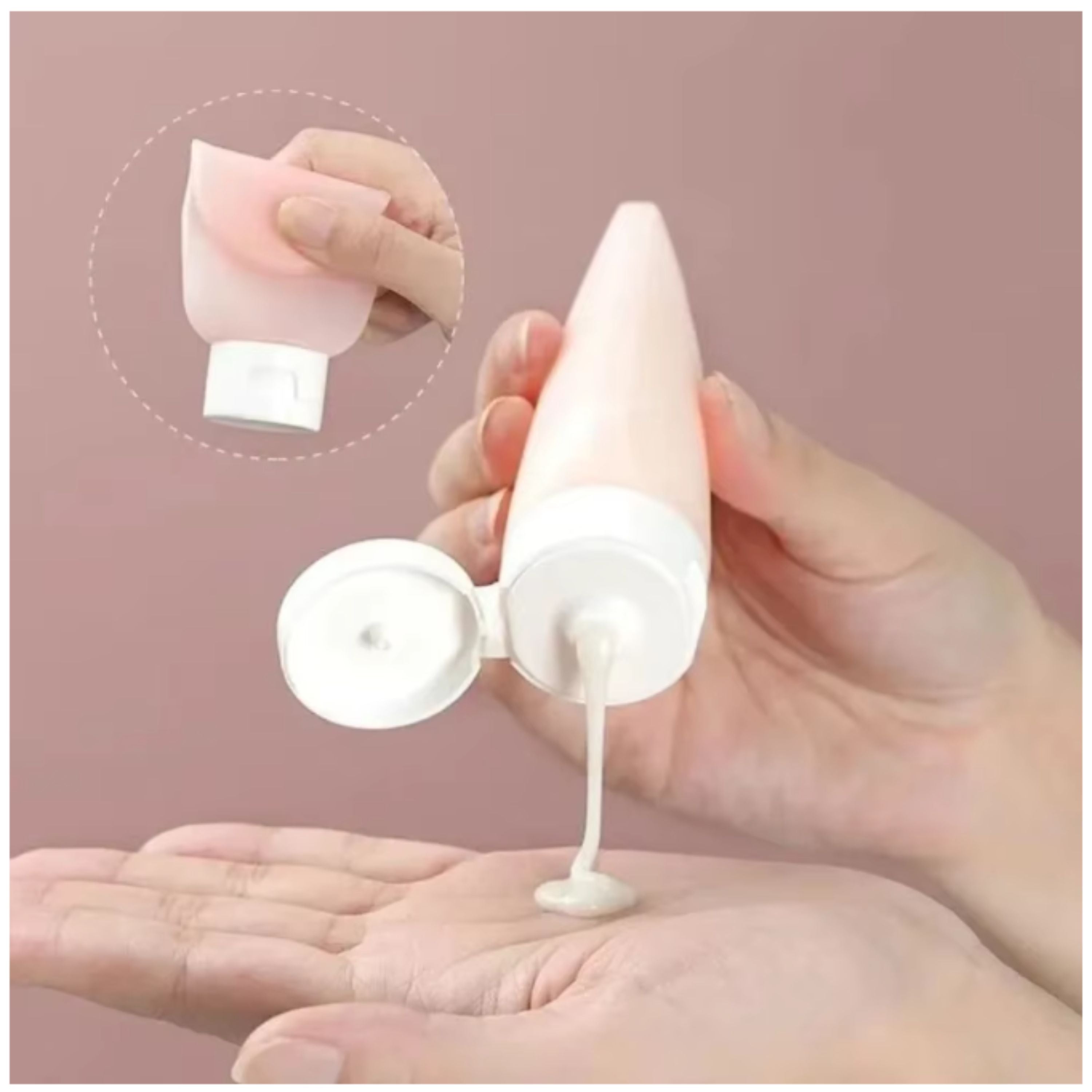 Soft Squeeze Reusable Travel Bottle 4 Pcs Set