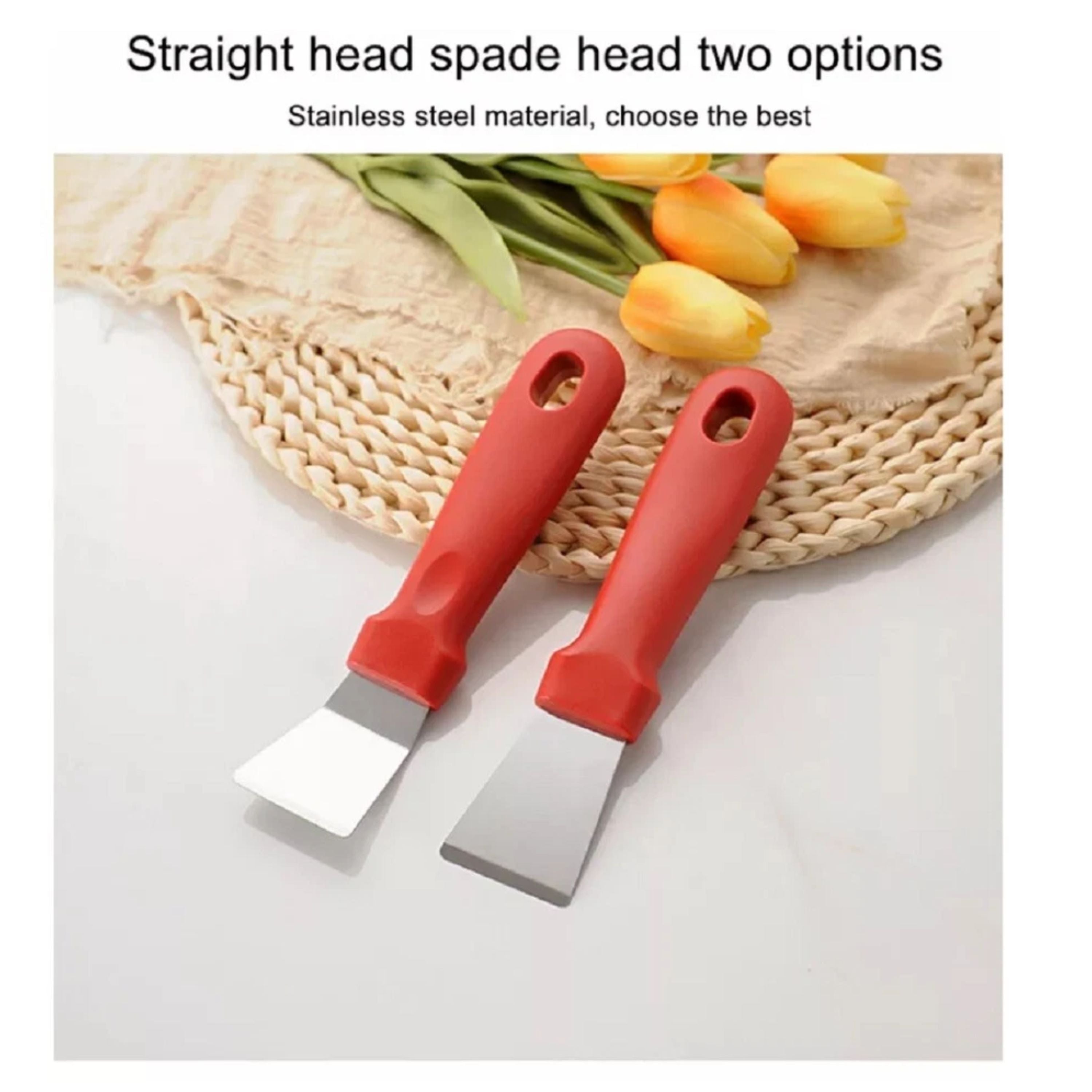 Kitcheniva Multipurpose Stainless Steel Kitchen Spatula Set