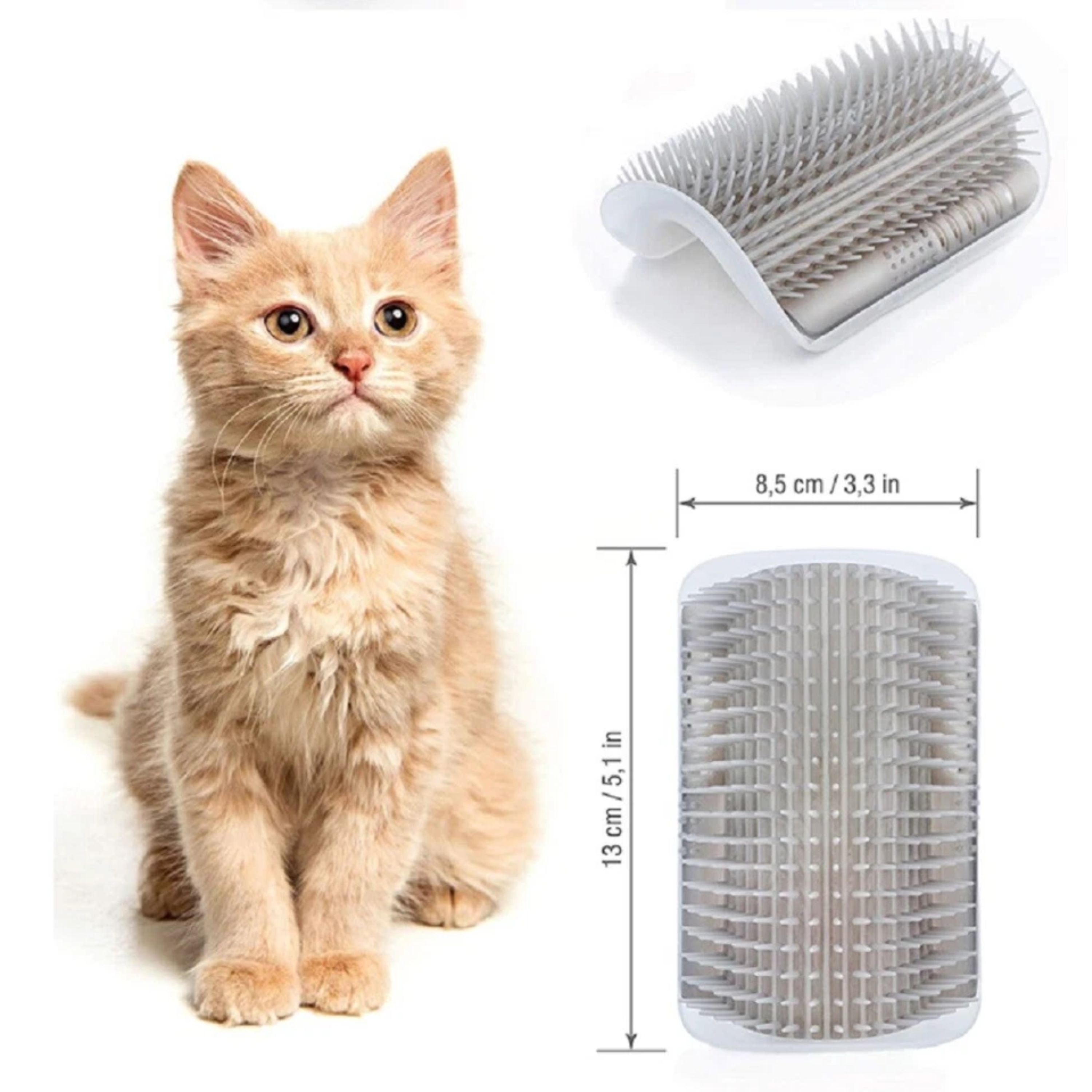 Kitcheniva Cat Self-Groomer & Face Scratcher Brush