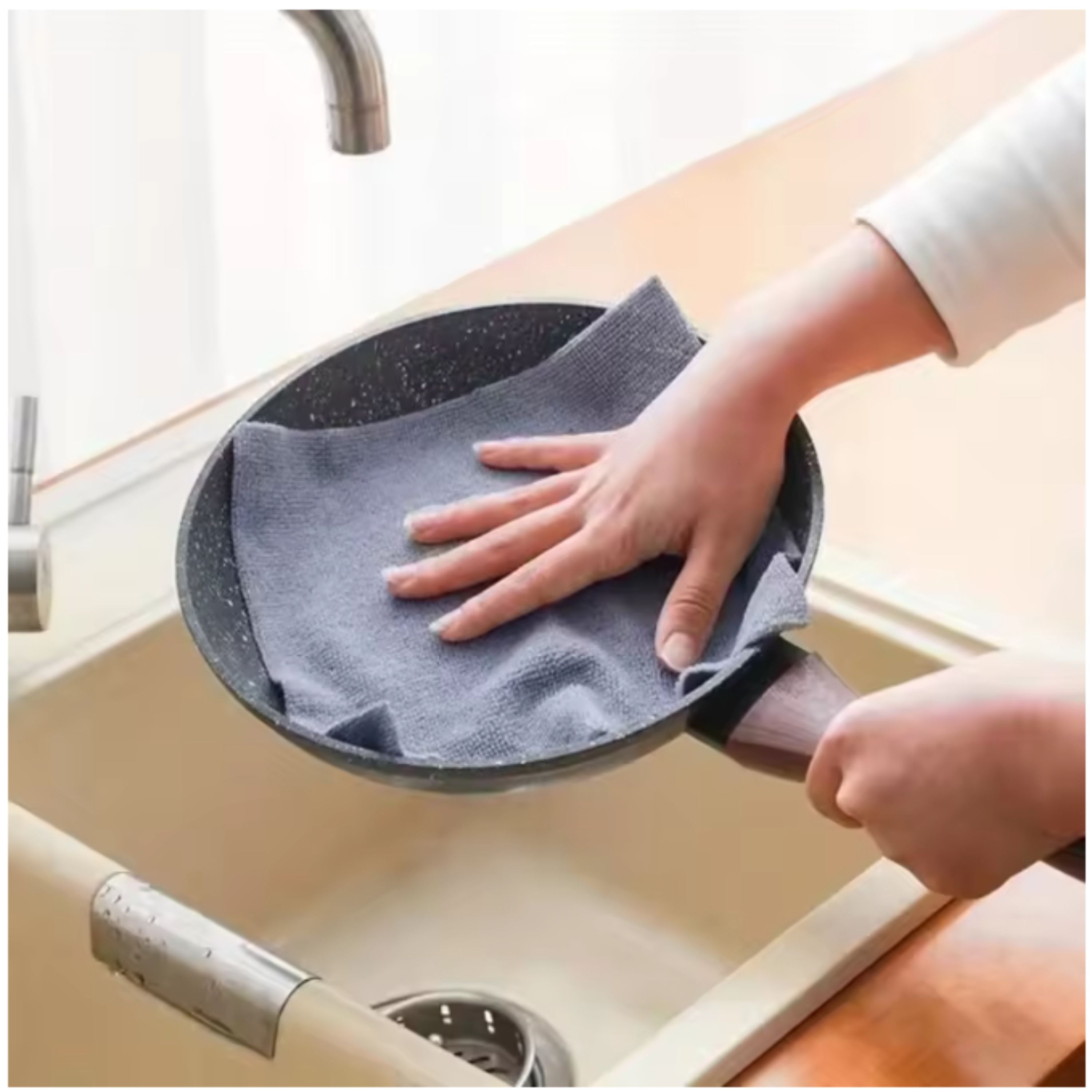Kitcheniva Reusable Microfiber Towel Roll 30 Sheets