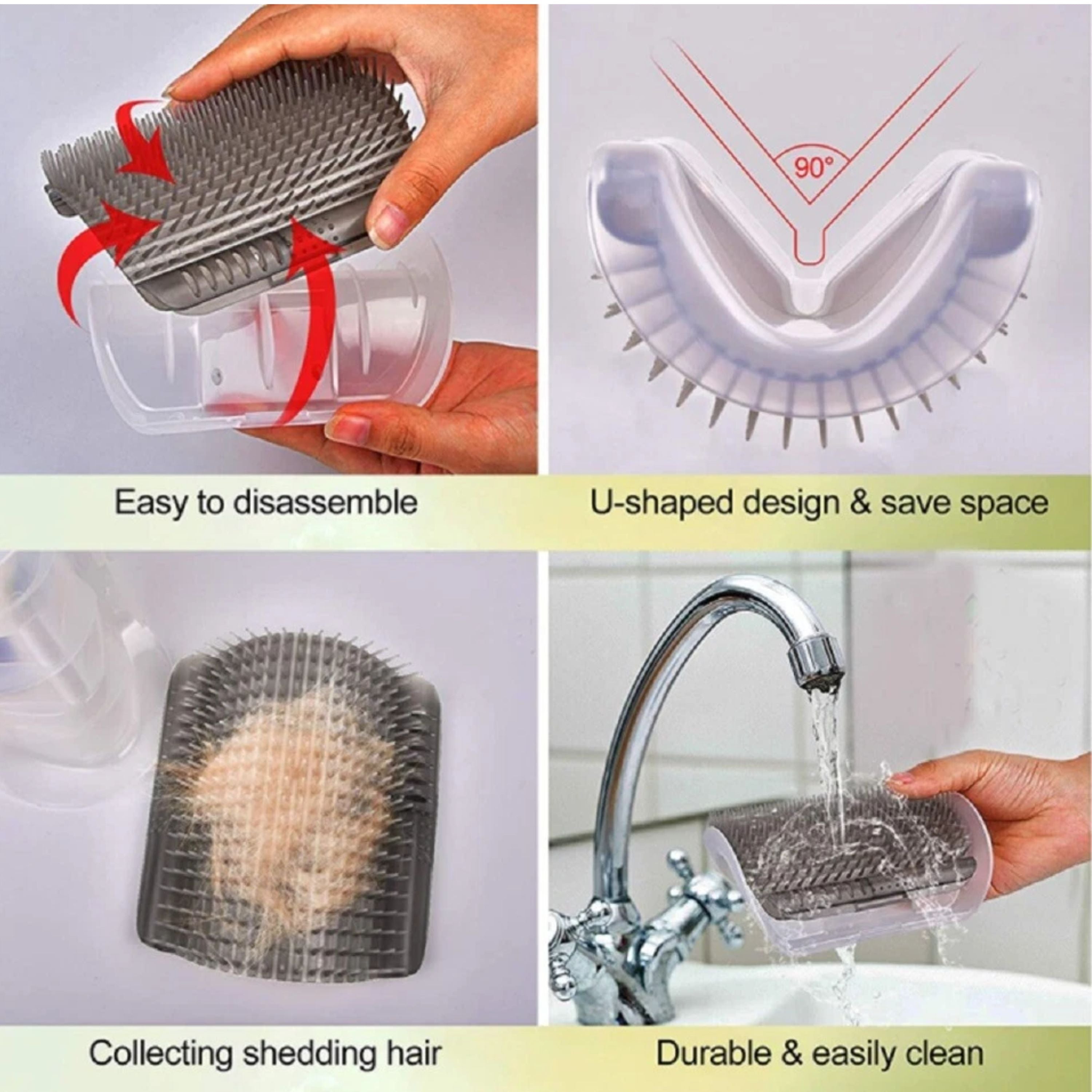 Kitcheniva Cat Self-Groomer & Face Scratcher Brush