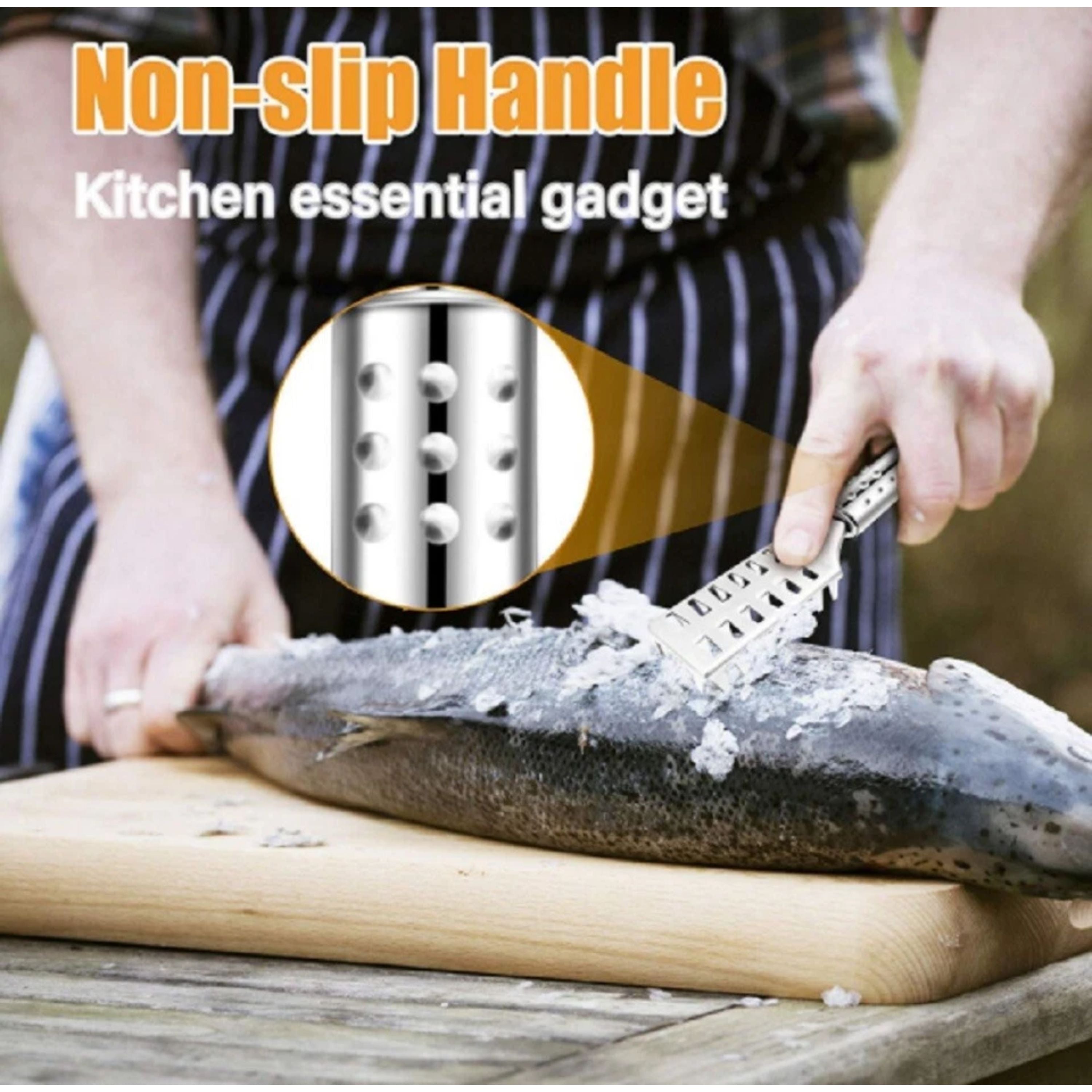 Kitcheniva Stainless Steel Fish Scaler Brush