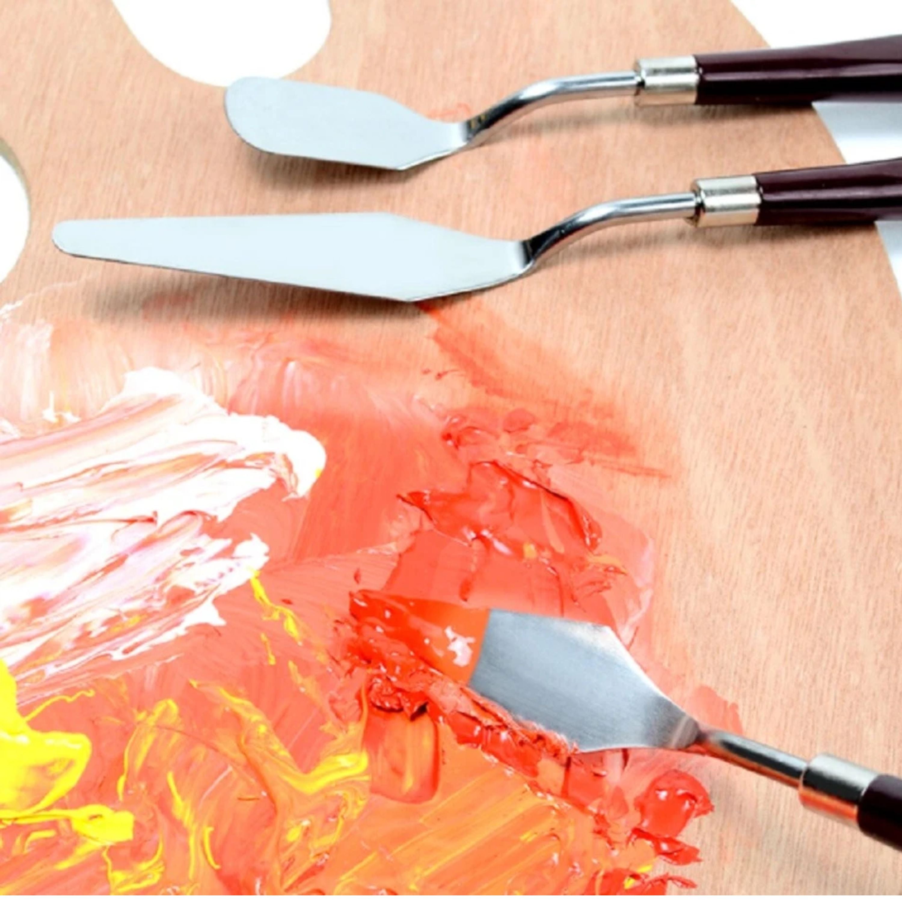 Kitcheniva Stainless Steel Palette Knife Set 5 Pcs