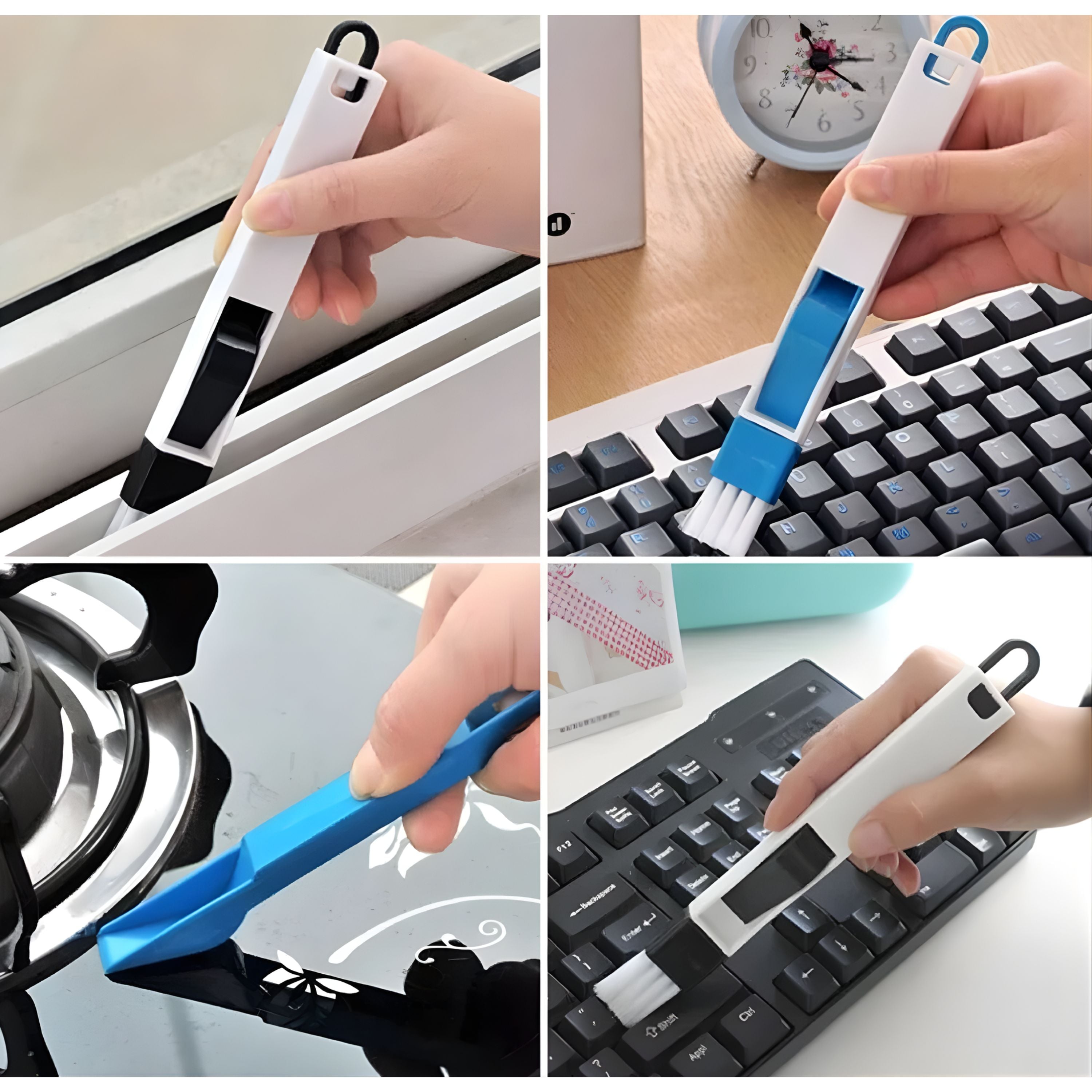 Kitcheniva 2-in-1 Multipurpose Cleaning Brush Cleaner