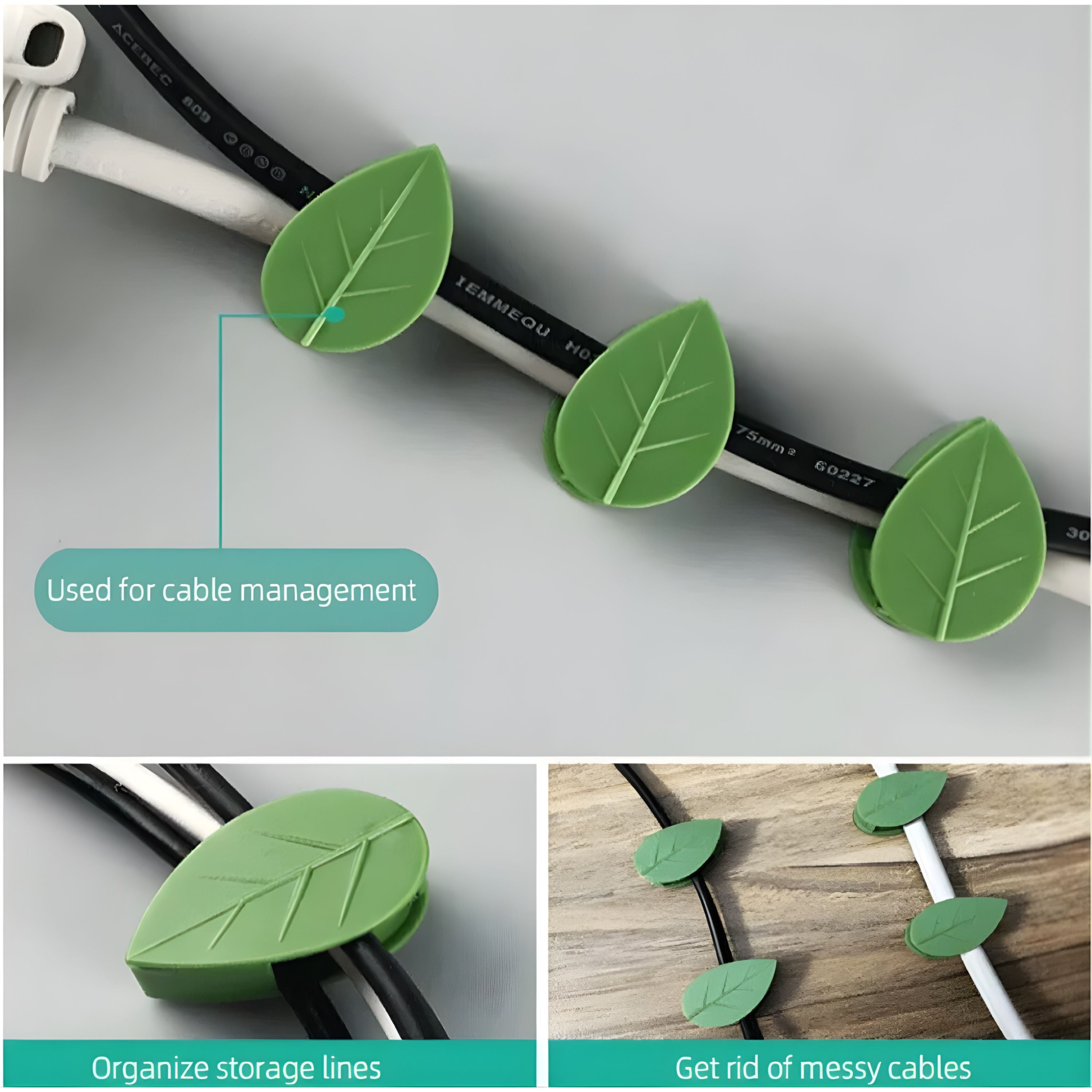 Kitcheniva Plant Clips With Self-Adhesive Hooks 30 Pcs