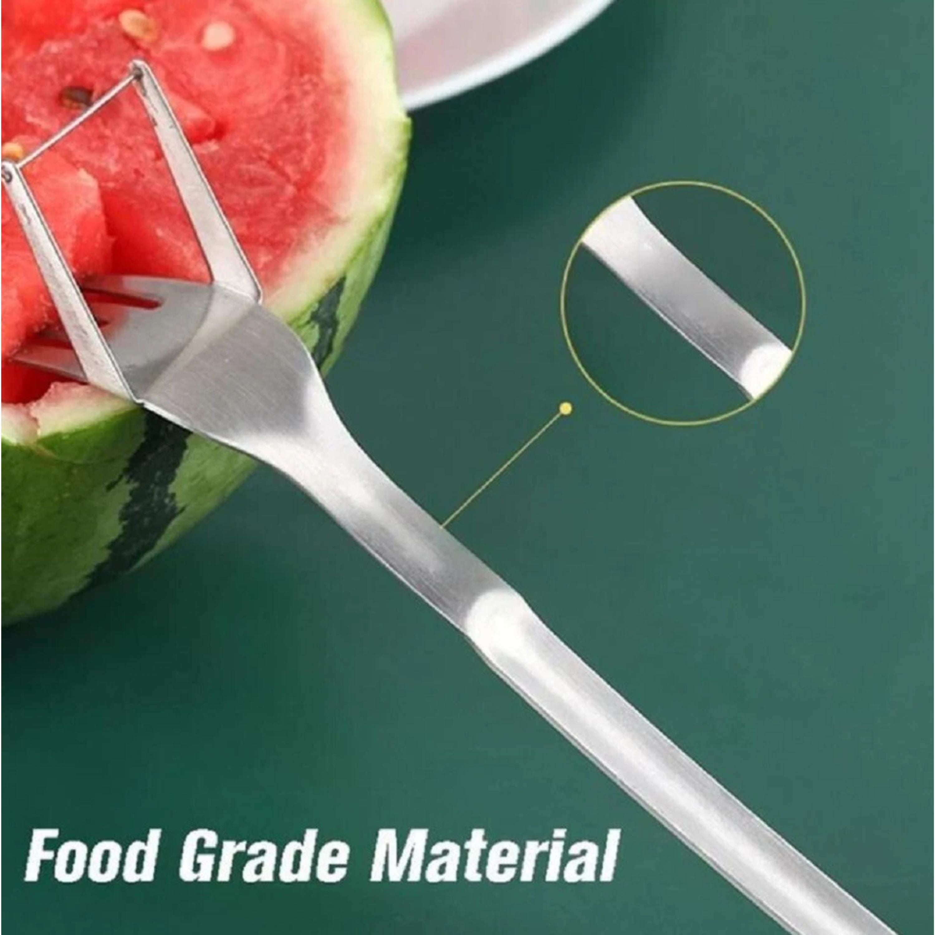 Kitcheniva Stainless Steel Watermelon Slicer & Cutter Fork