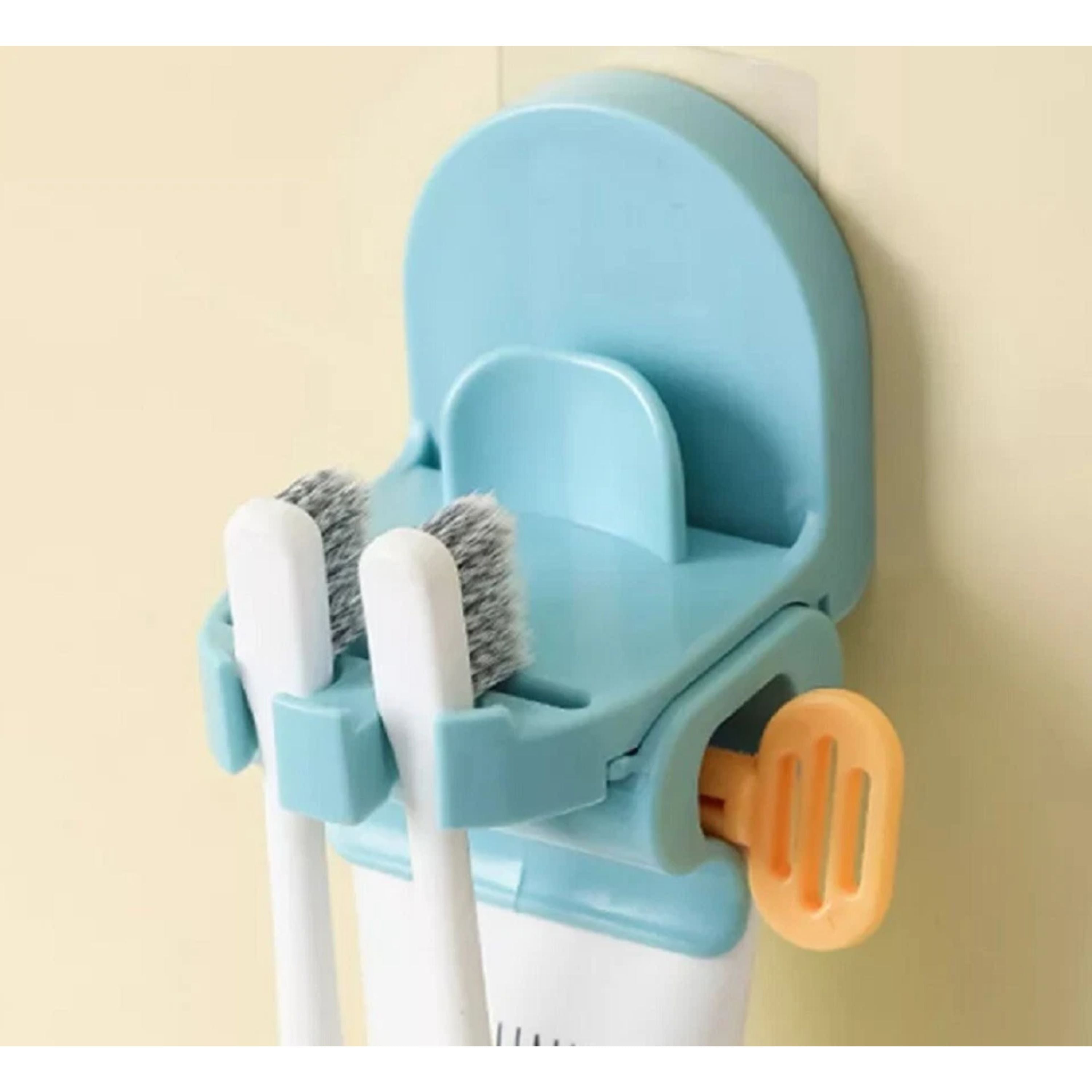 Kitcheniva Wall Mount Toothpaste Dispenser Holder Set