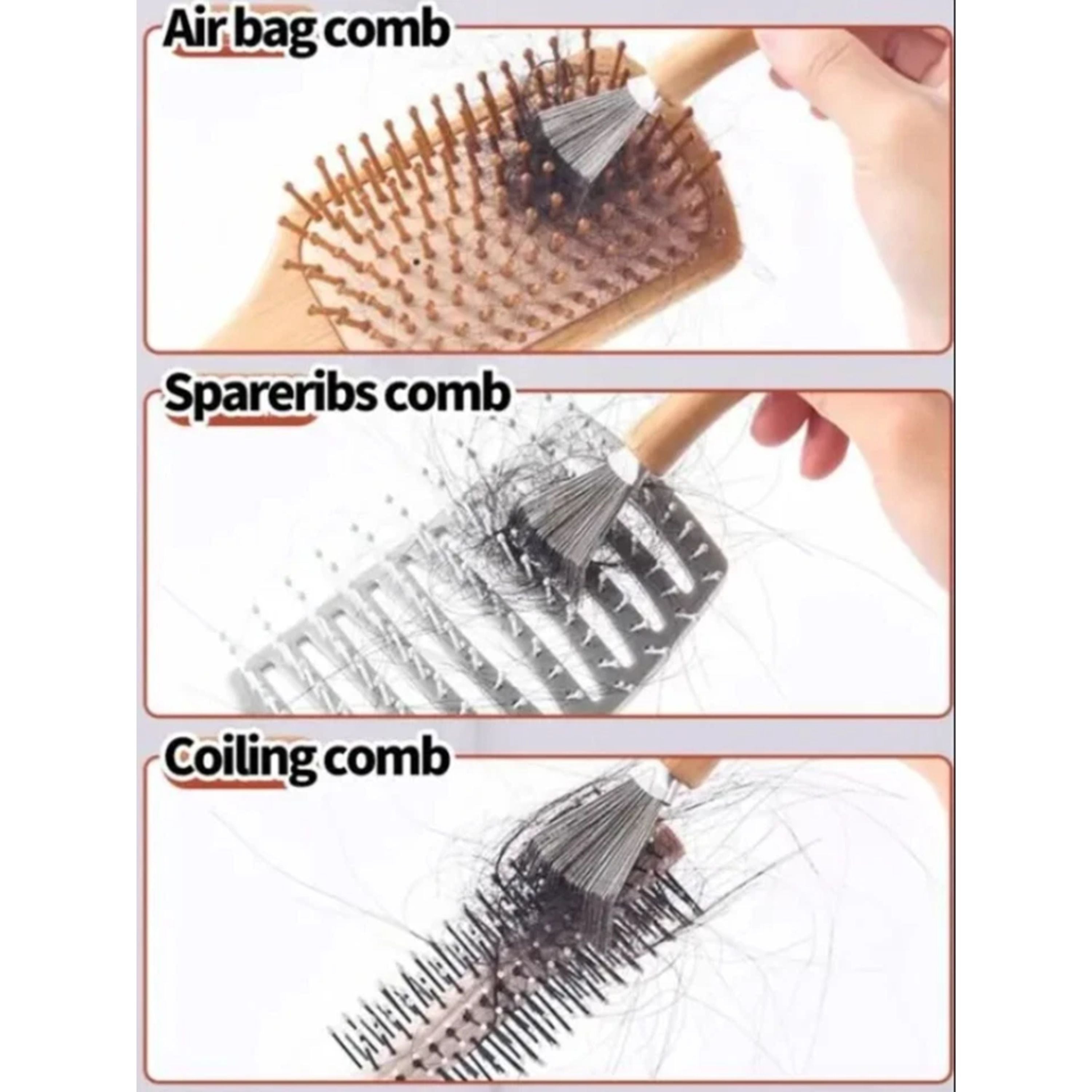 Kitcheniva Hair Brush Cleaner Tool With Metal Rake