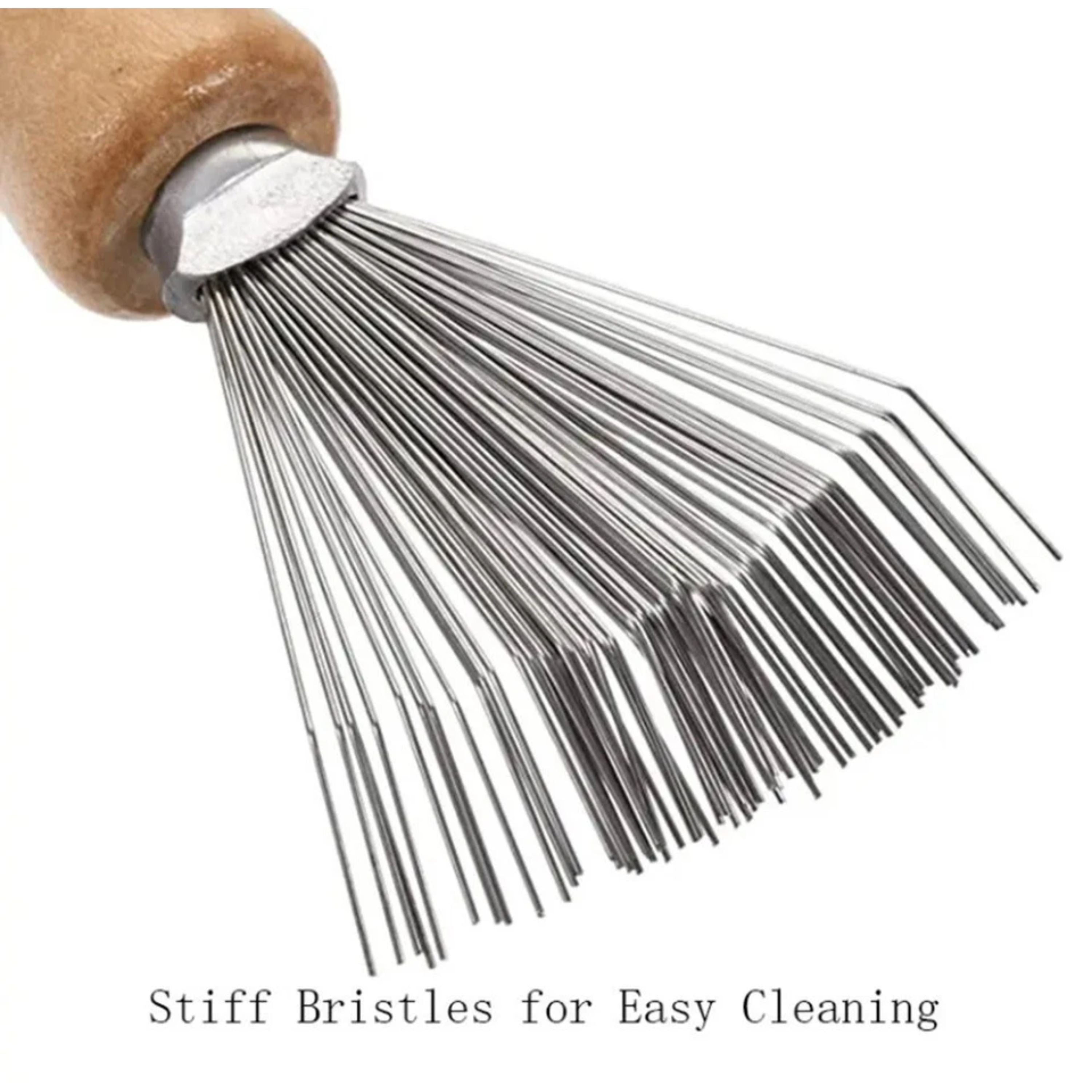 Kitcheniva Hair Brush Cleaner Tool With Metal Rake