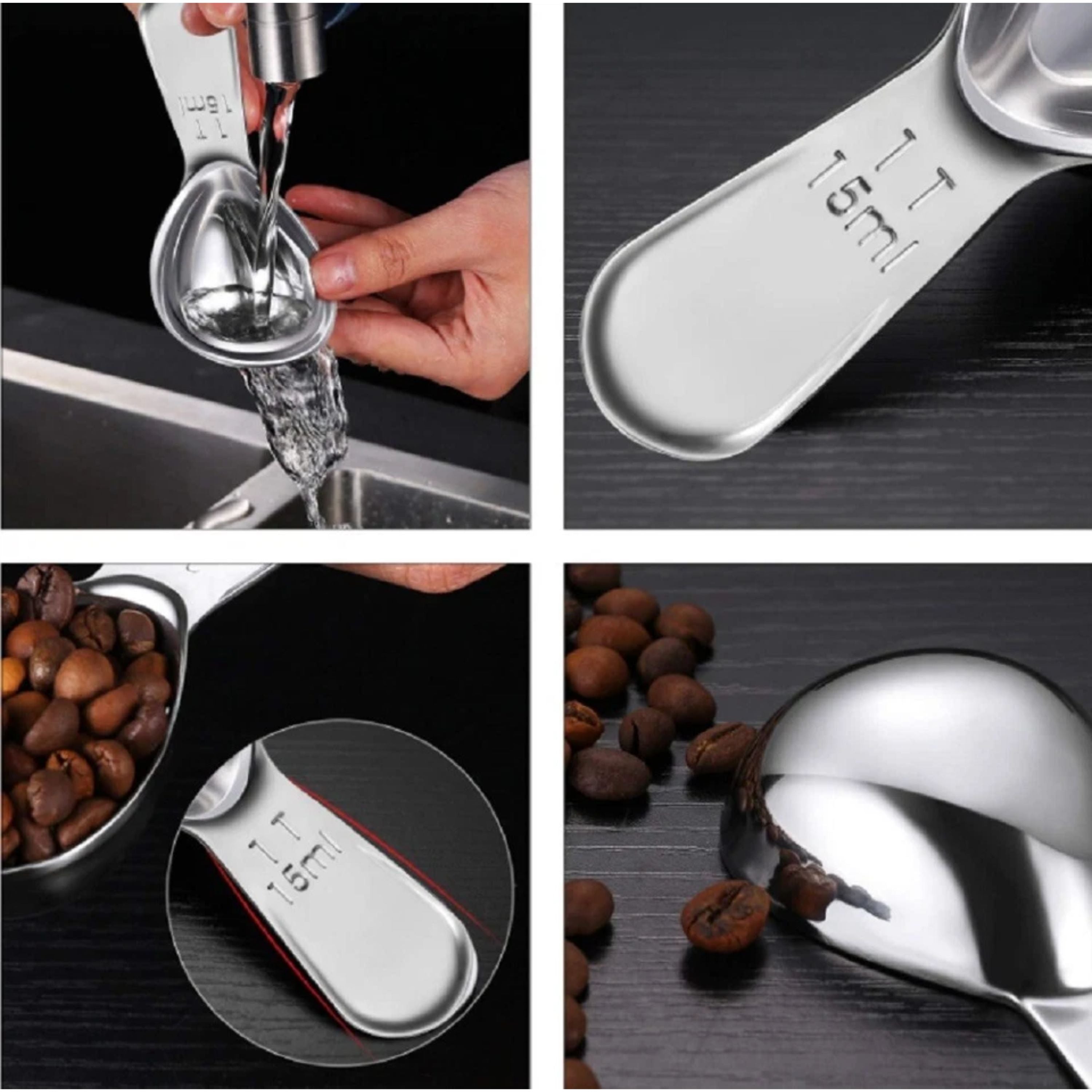 Kitcheniva Stainless Steel Coffee Measuring Scoop