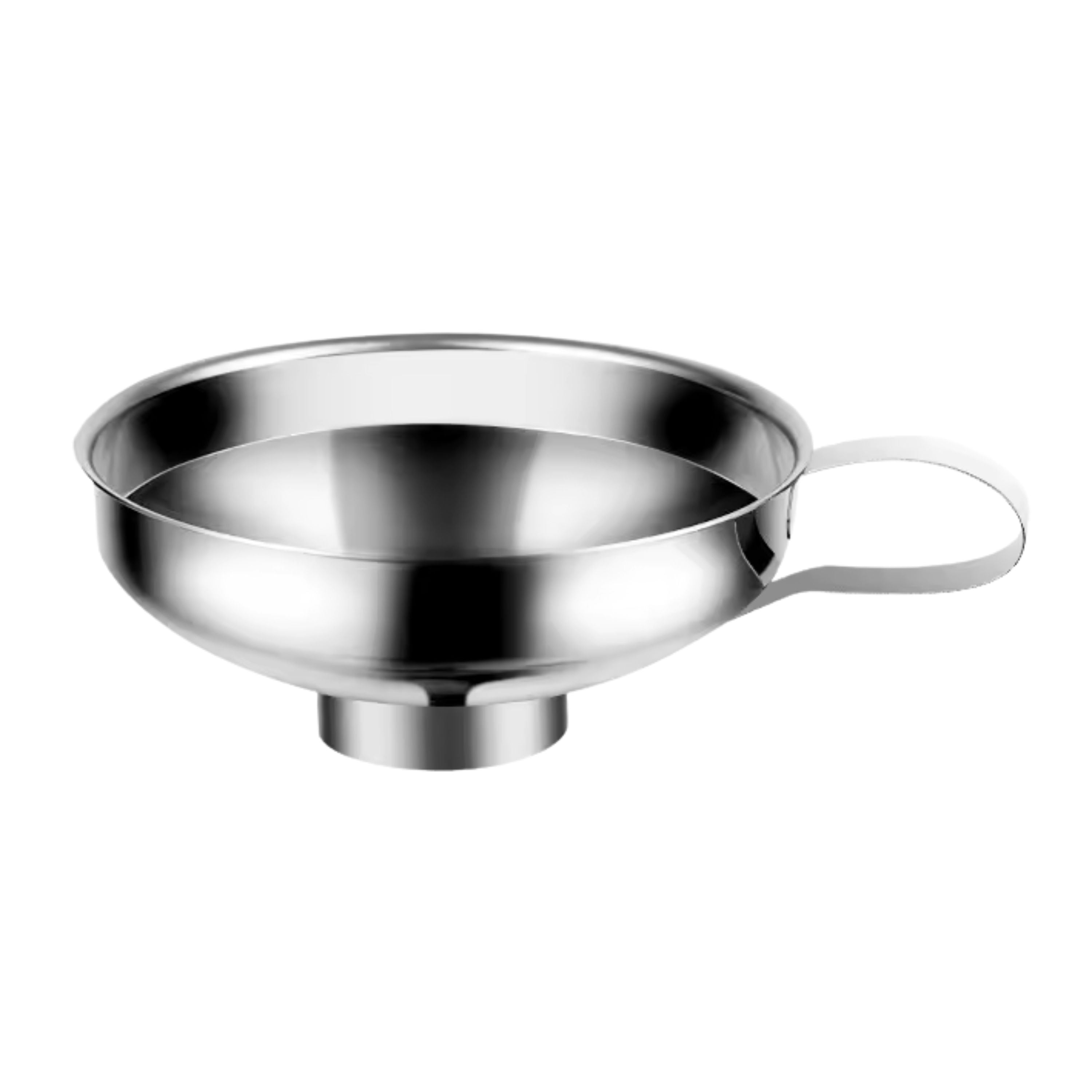 Kitcheniva Stainless Wide Mouth Canning Funnel with Handle 5.8"