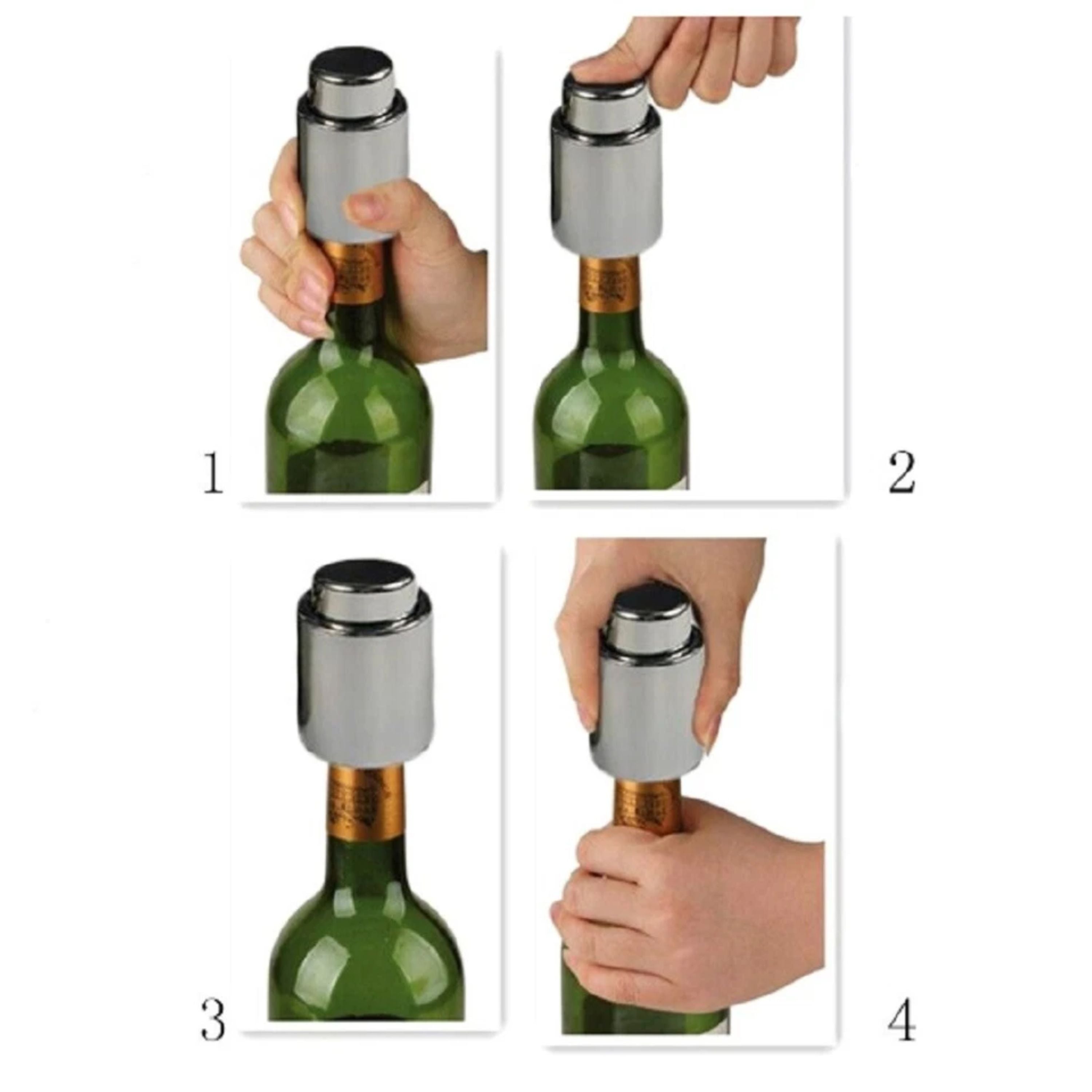 Kitcheniva Wine Bottle Stopper Plug With Vacuum Seal