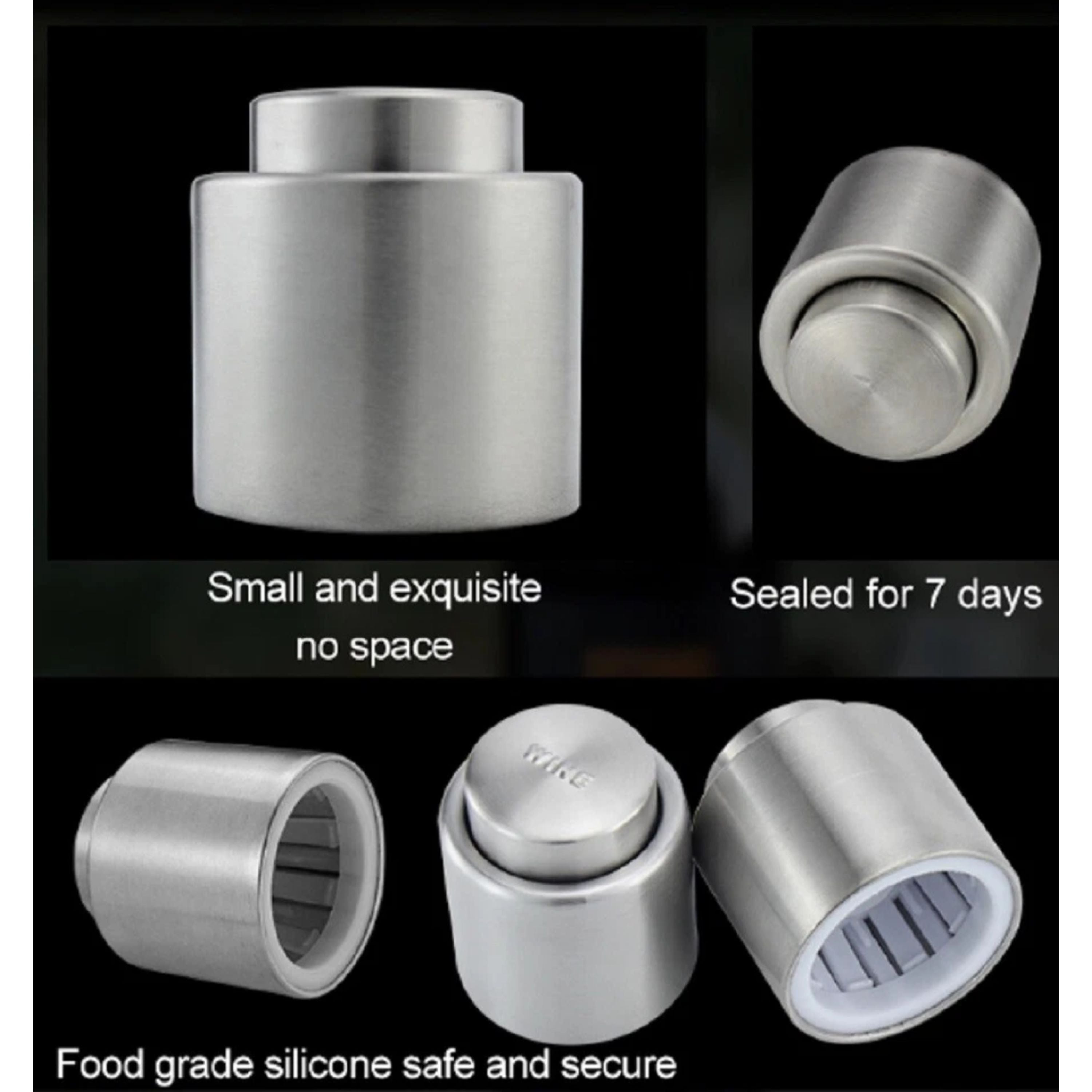 Kitcheniva Wine Bottle Stopper Plug With Vacuum Seal