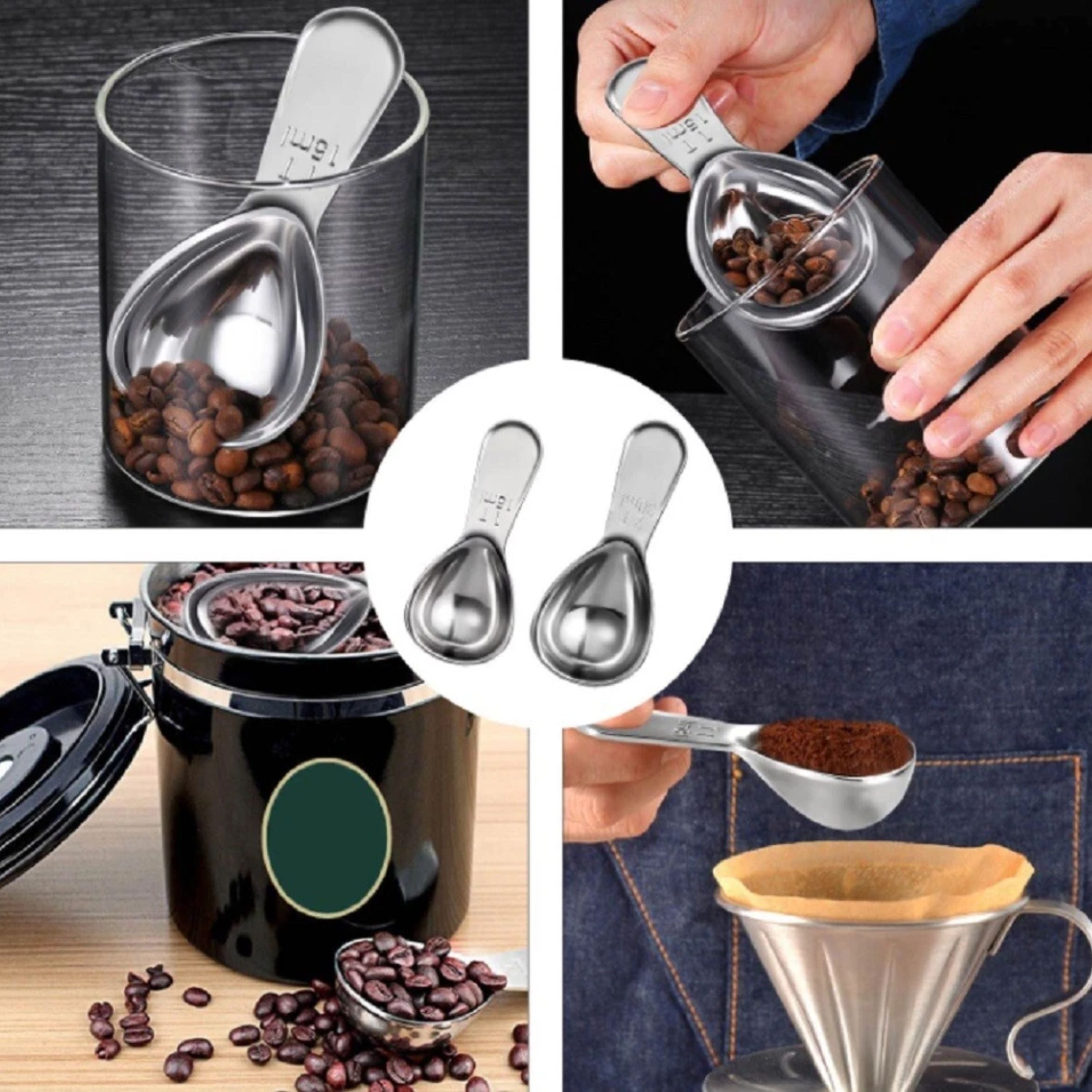 Kitcheniva Stainless Steel Coffee Measuring Scoop