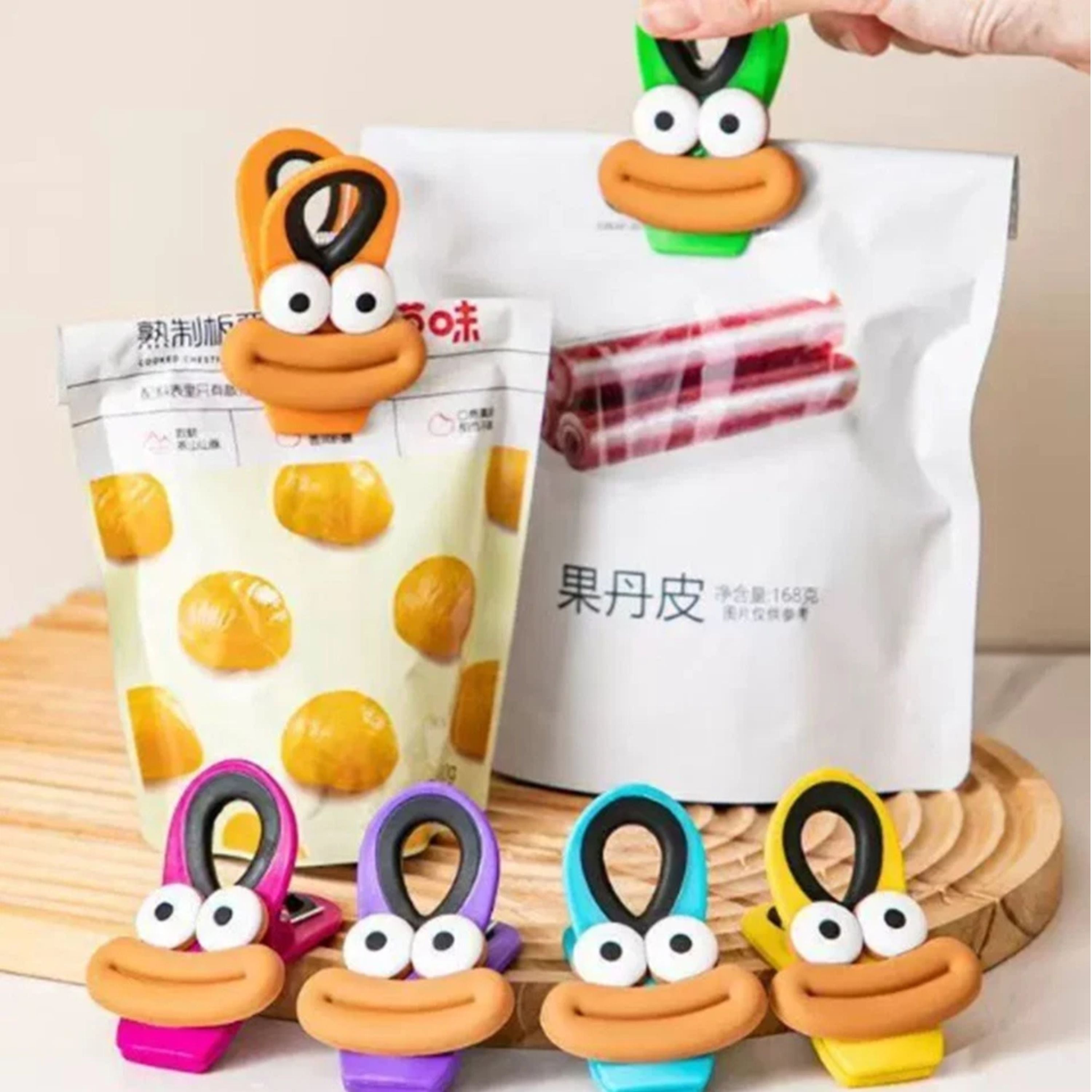 Kitcheniva Magnetic Clip Set With Refrigerator Magnet 6 Pcs