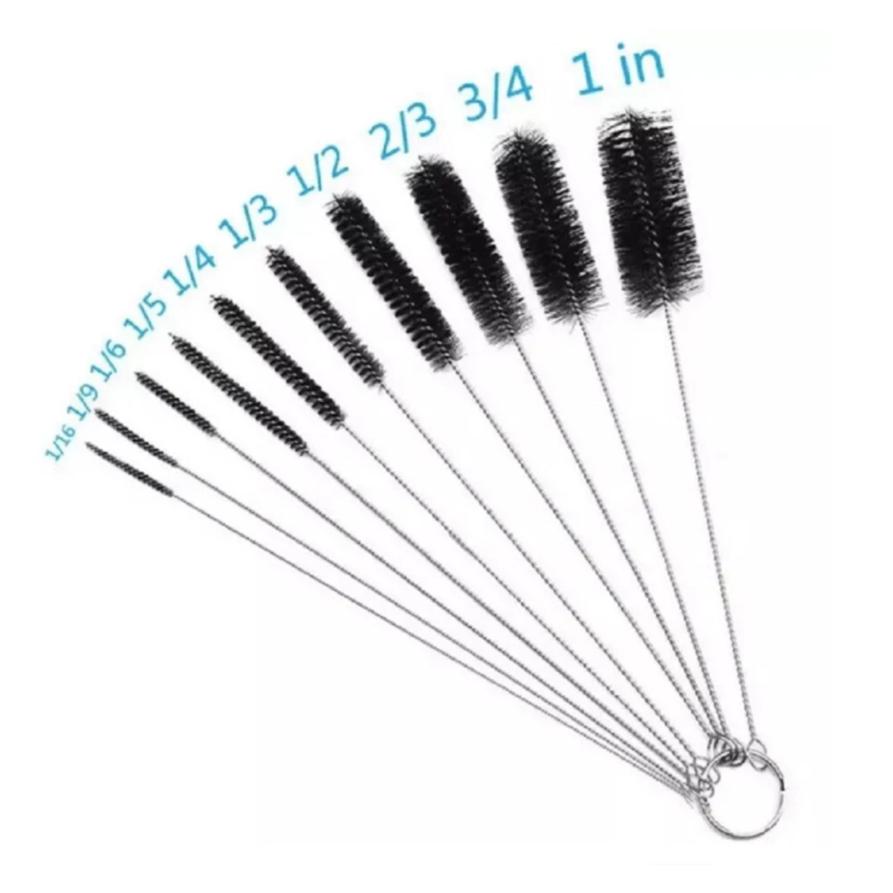 Kitcheniva Nylon Straw Cleaning Brush Set 10 Pcs