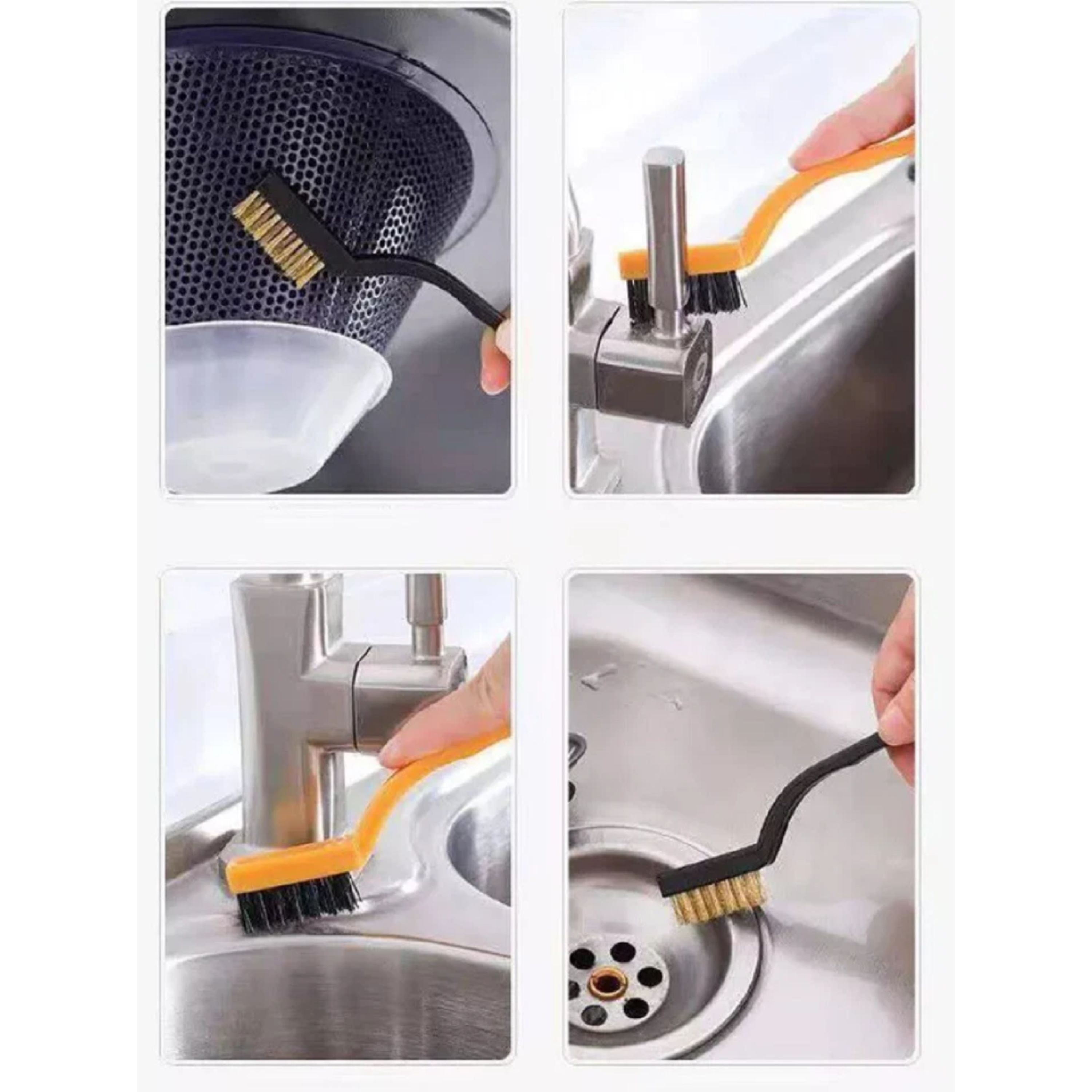 Kitcheniva Gas Stove Cleaning Brush Set 3 Pcs