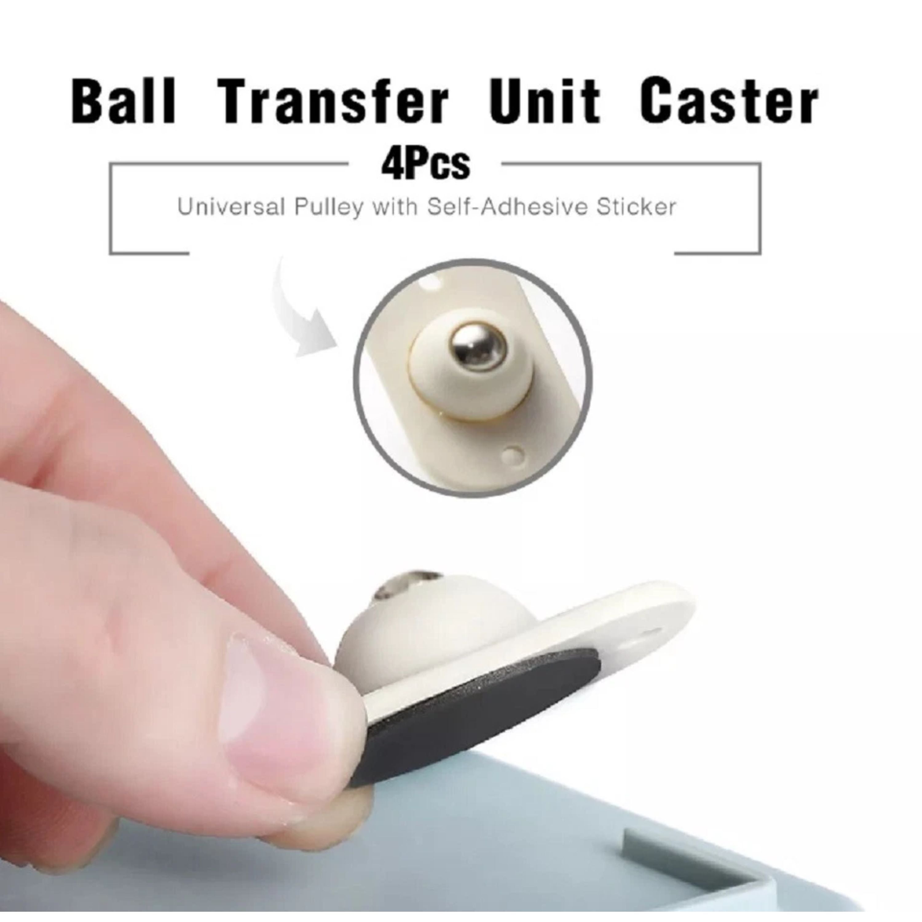 Kitcheniva Mini Swivel Caster Wheel Replacement 4 Pcs