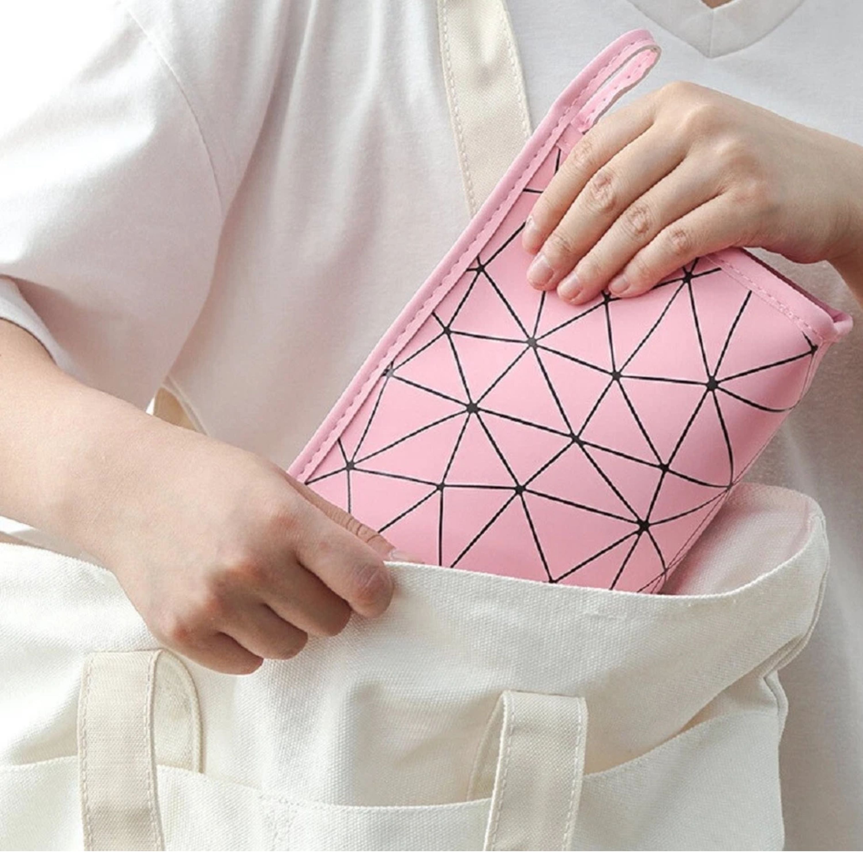 Kitcheniva PU Leather Makeup Pouch Bag Organizer