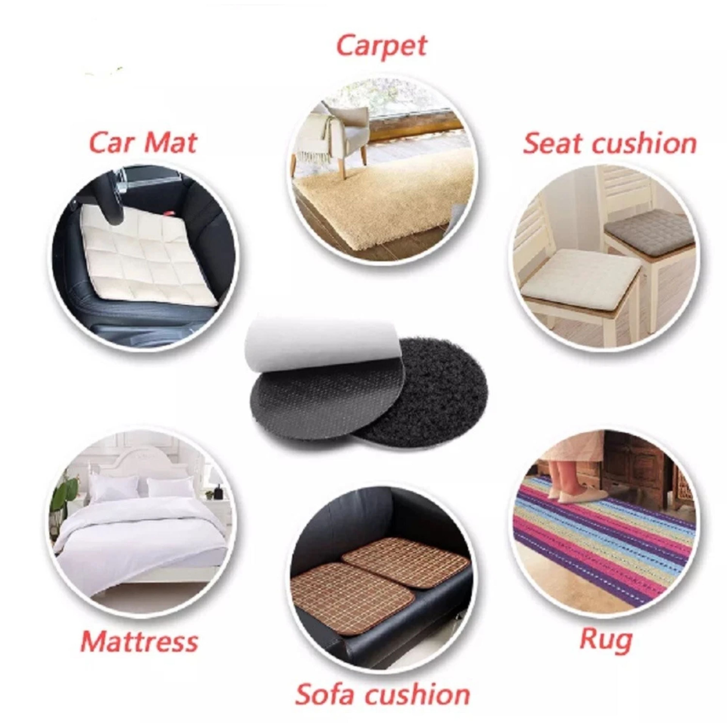 Kitcheniva Self-Adhesive Nylon Hook & Loop Tape 20 Pairs