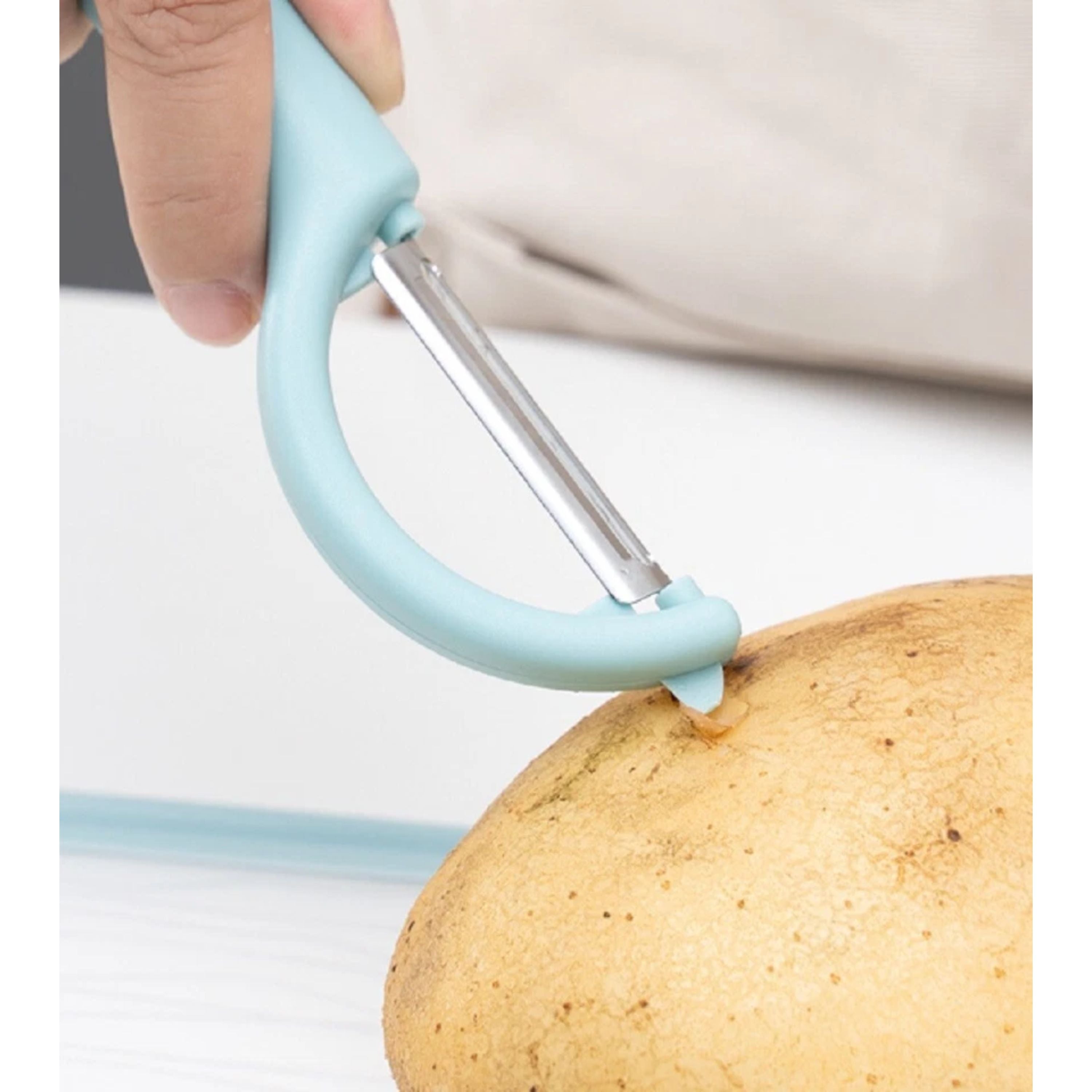 Kitcheniva Stainless Steel P-Type Peeler Set 4 Pcs