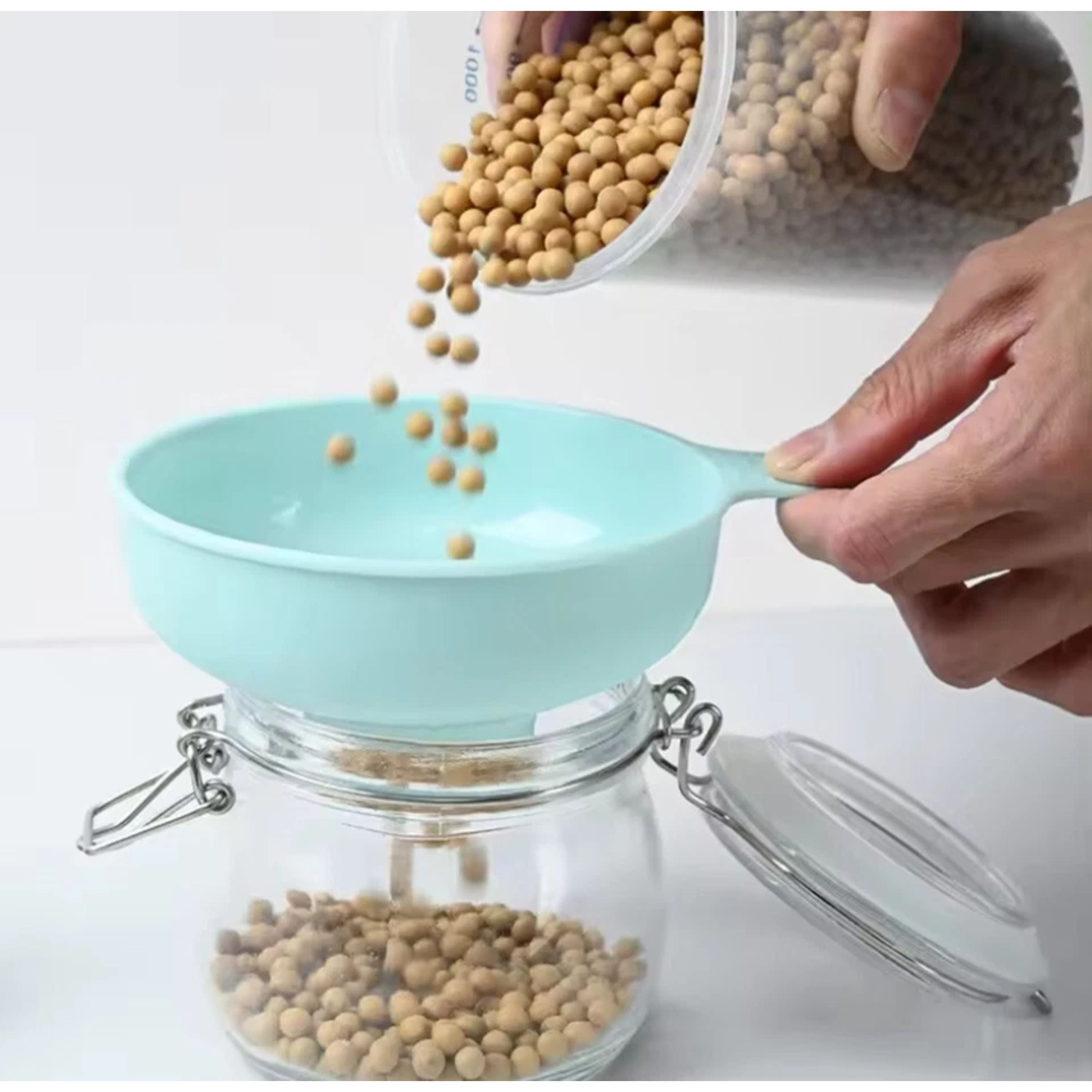 Kitcheniva Wide Funnel With Spout & Strainer