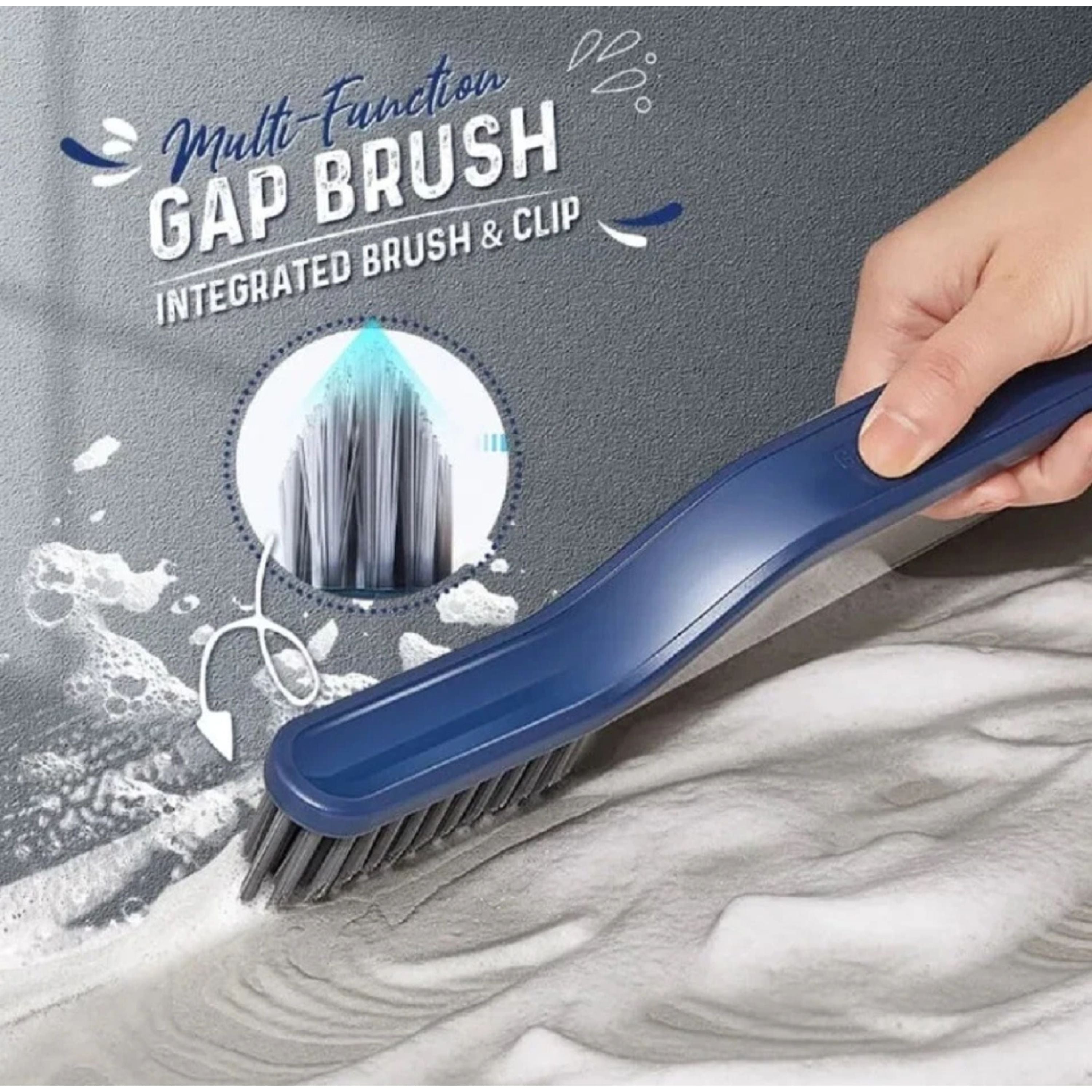 Kitcheniva 2-in-1 Floor Seam & Corner Gap Cleaning Brush