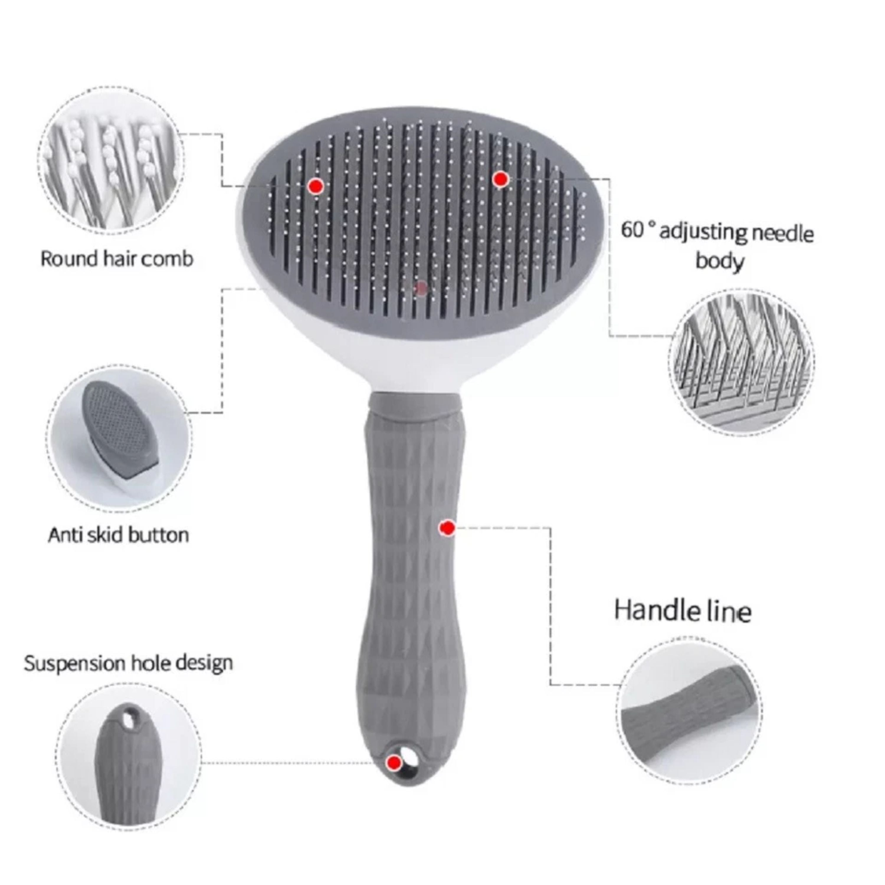 Kitcheniva Pet Hair Remover Brush Deshedding Tool