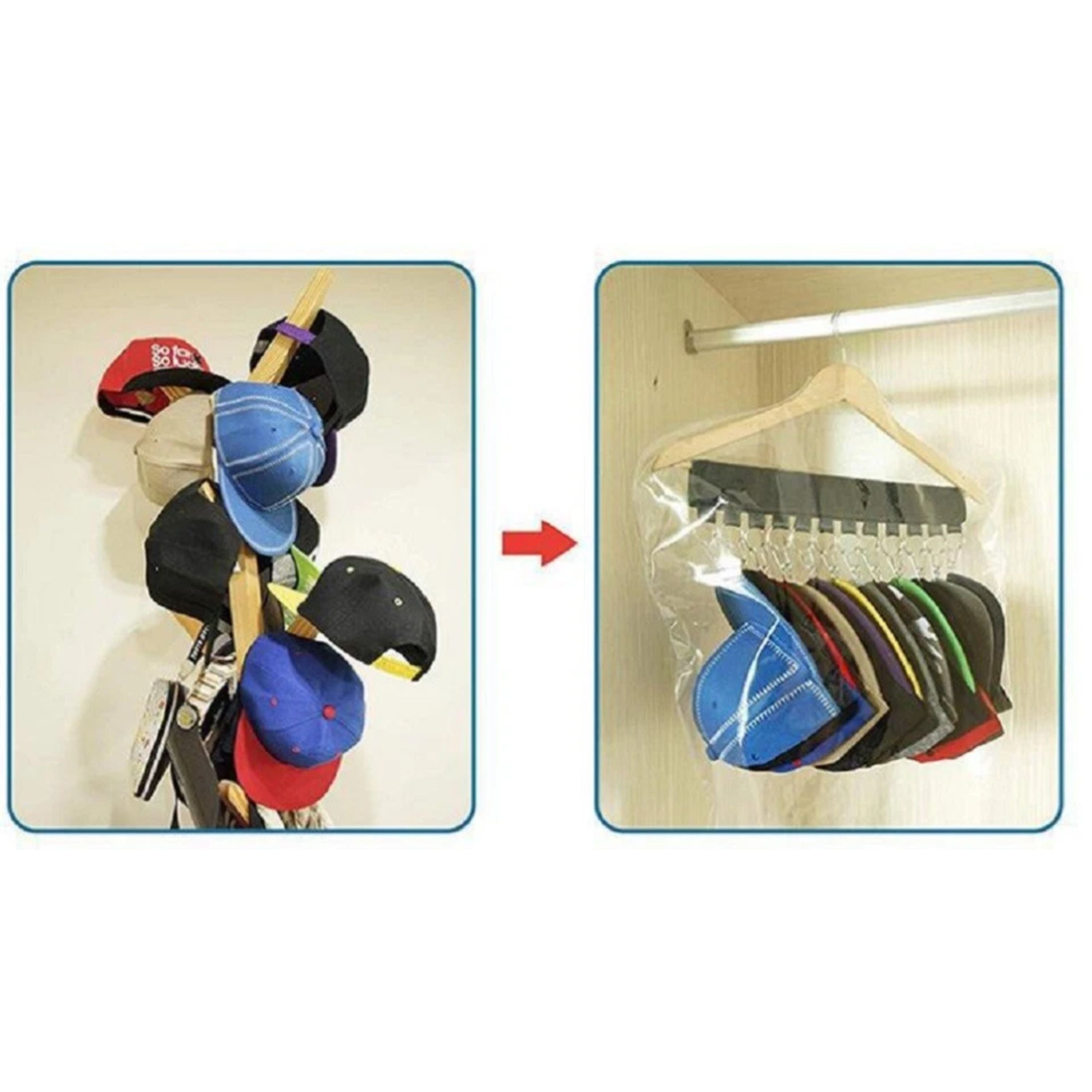 Kitcheniva Baseball Cap Rack Holder Closet Organizer