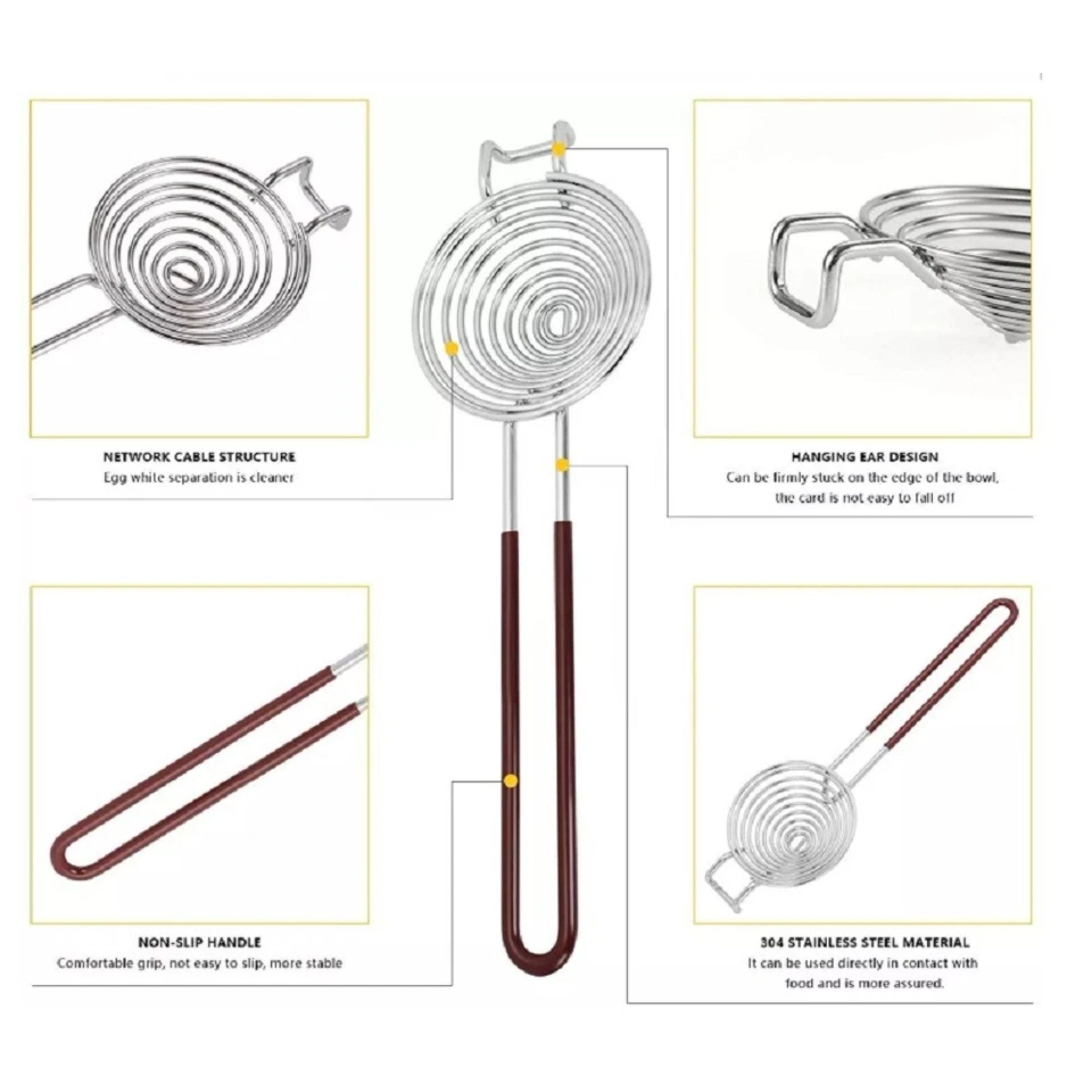 Kitcheniva Stainless Steel Egg Separator