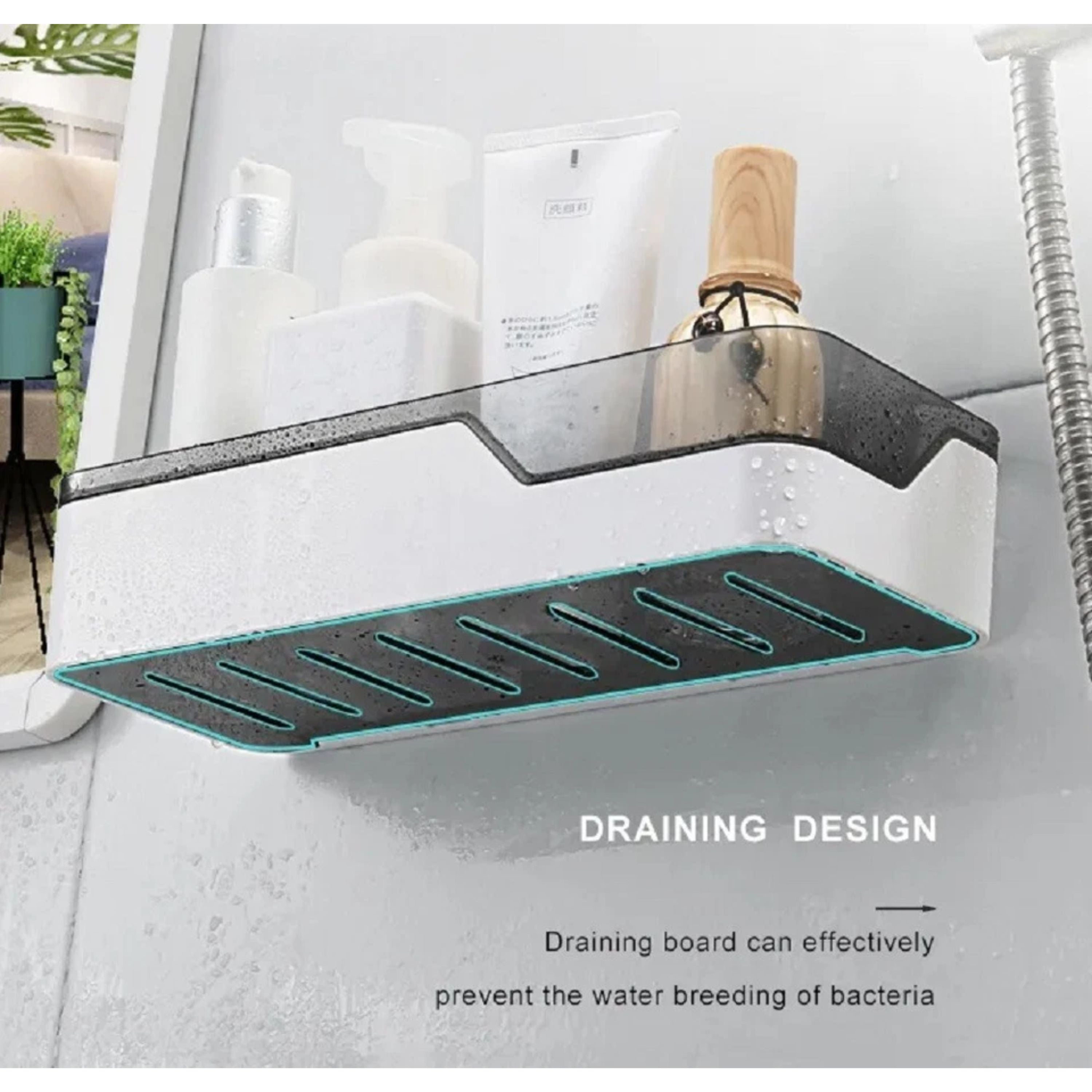 Kitcheniva Wall-Mounted Corner Shower Caddy