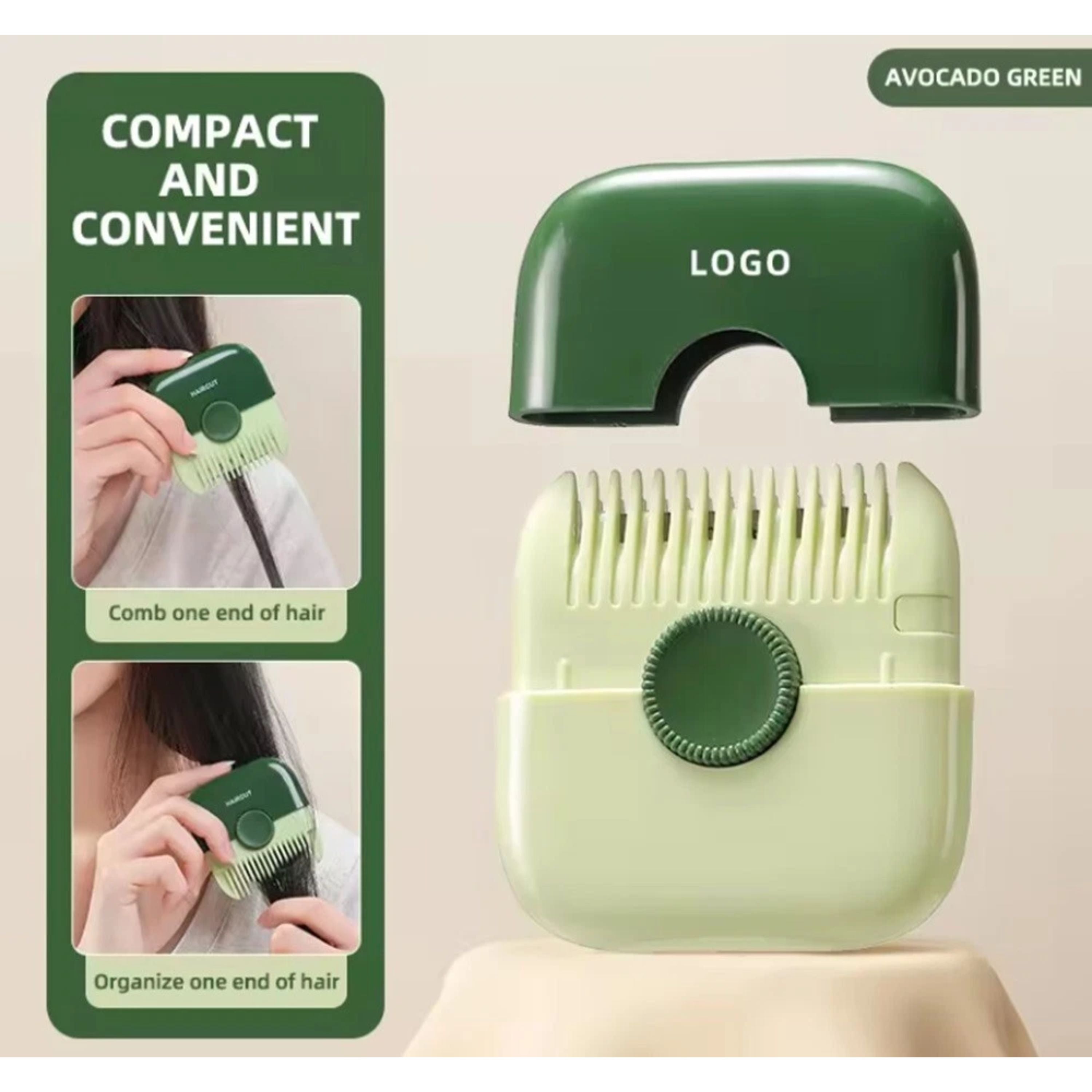 Kitcheniva 2-in-1 Hair Trimmer Comb Double-Sided Razor Cutter