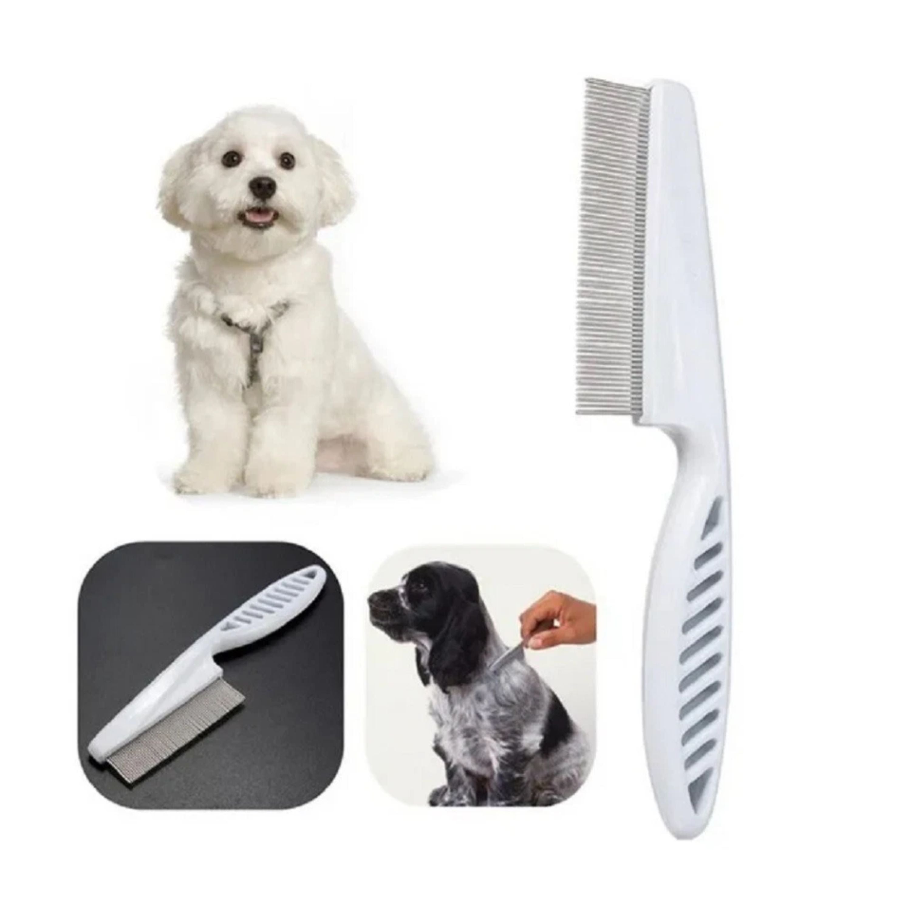 Kitcheniva Stainless Steel Deshedding Comb Tools 2 Pcs