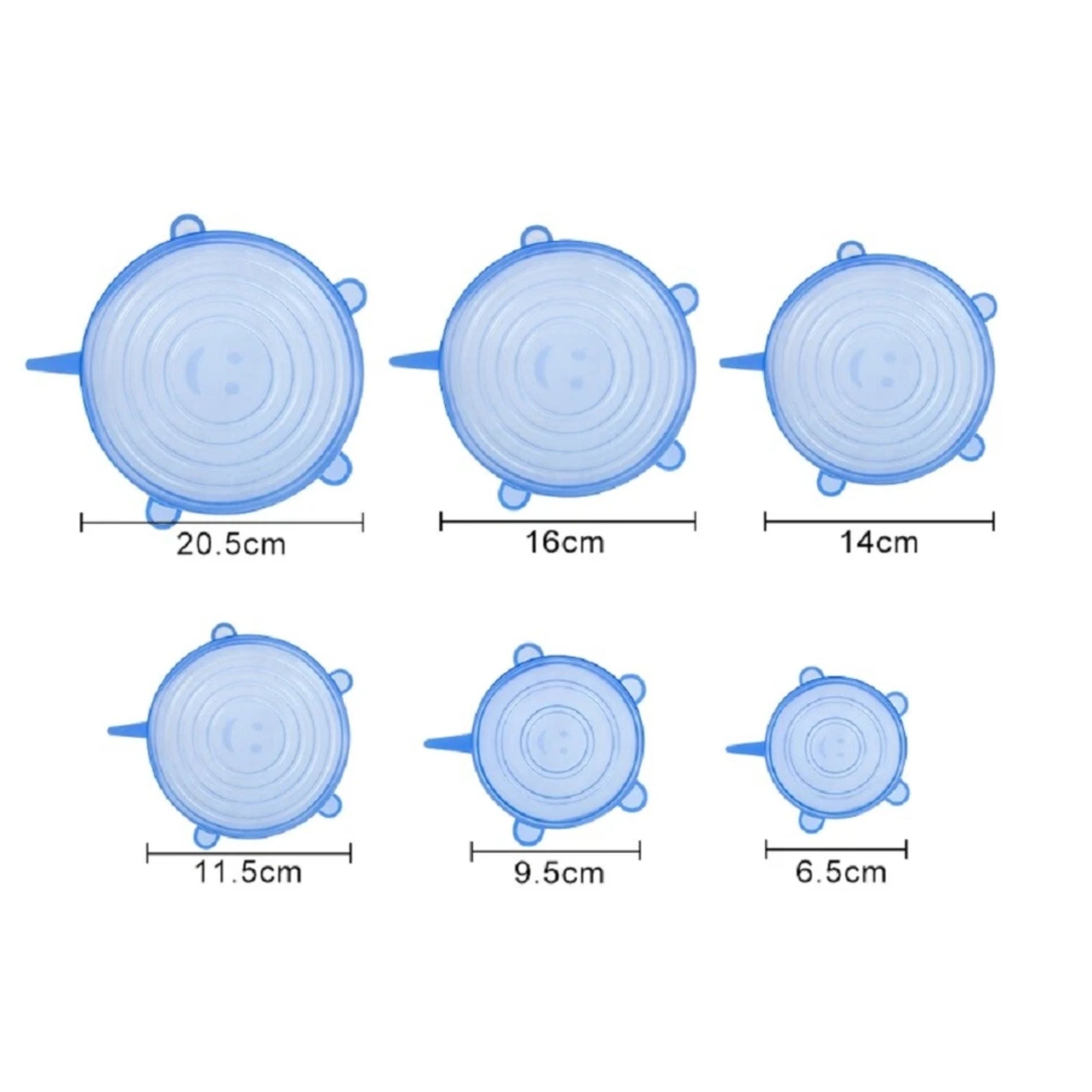 Kitcheniva Reusable Silicone Stretch Lids Blue