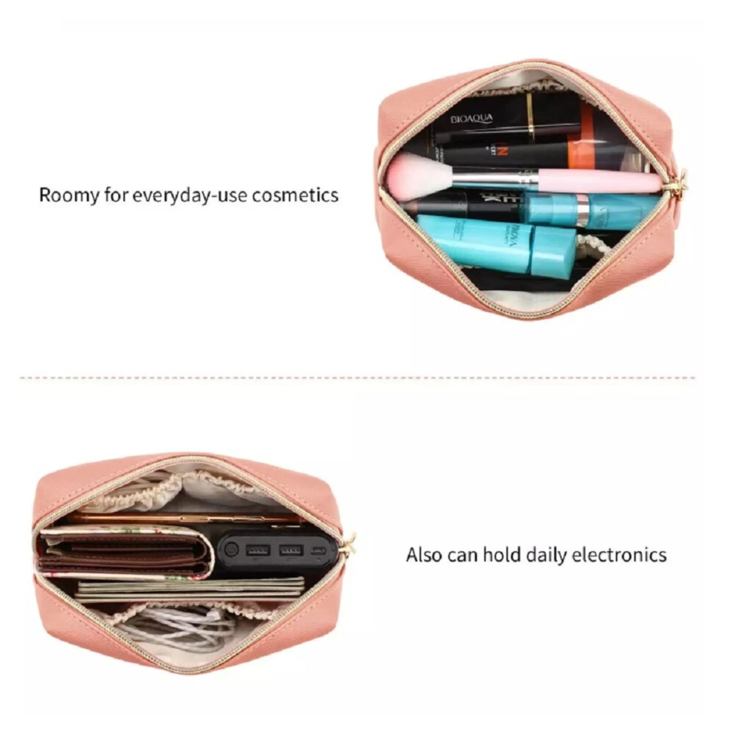 Kitcheniva Waterproof PU Leather Makeup Bag