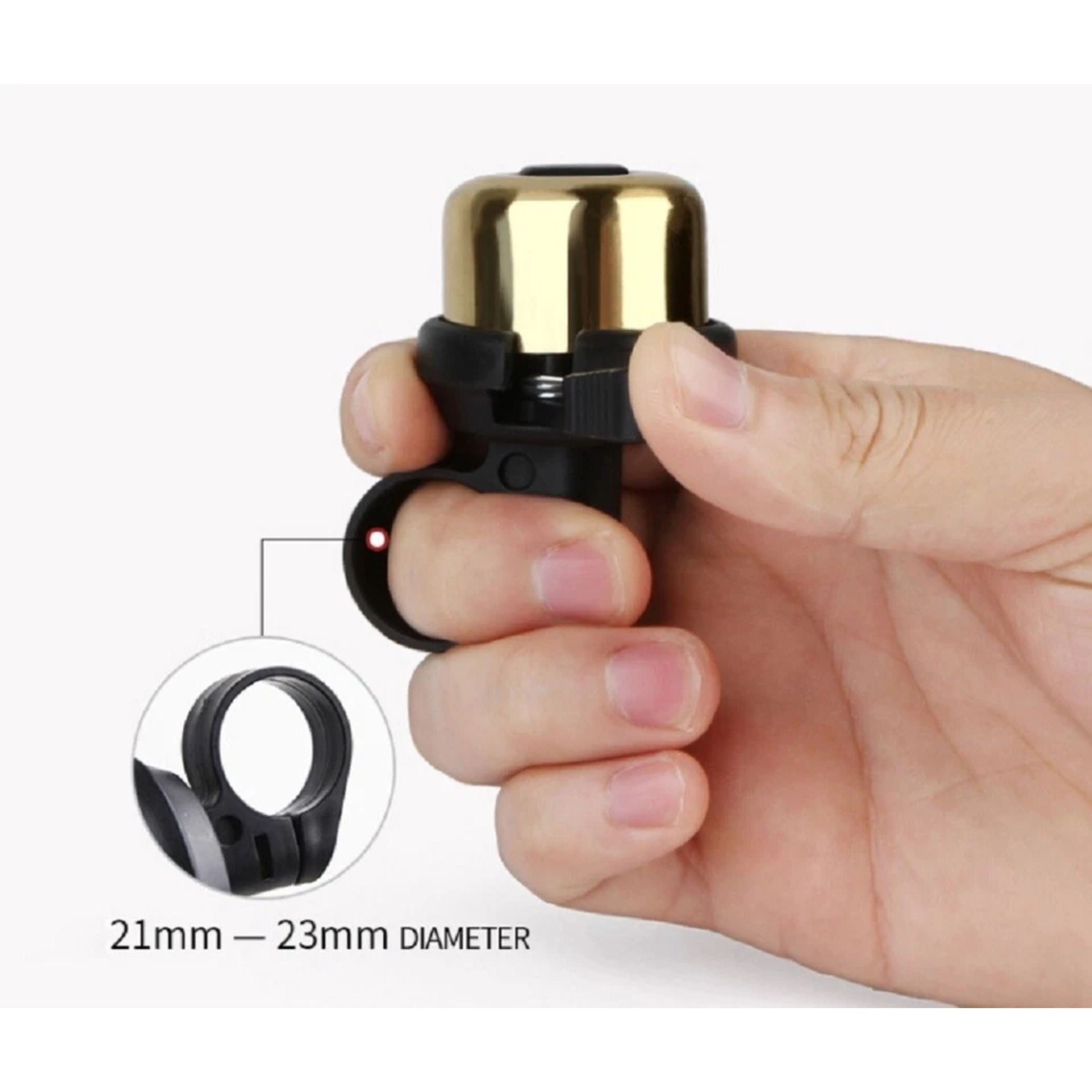 Kitcheniva Metal Bicycle Ring Horn Handlebar Bell Black