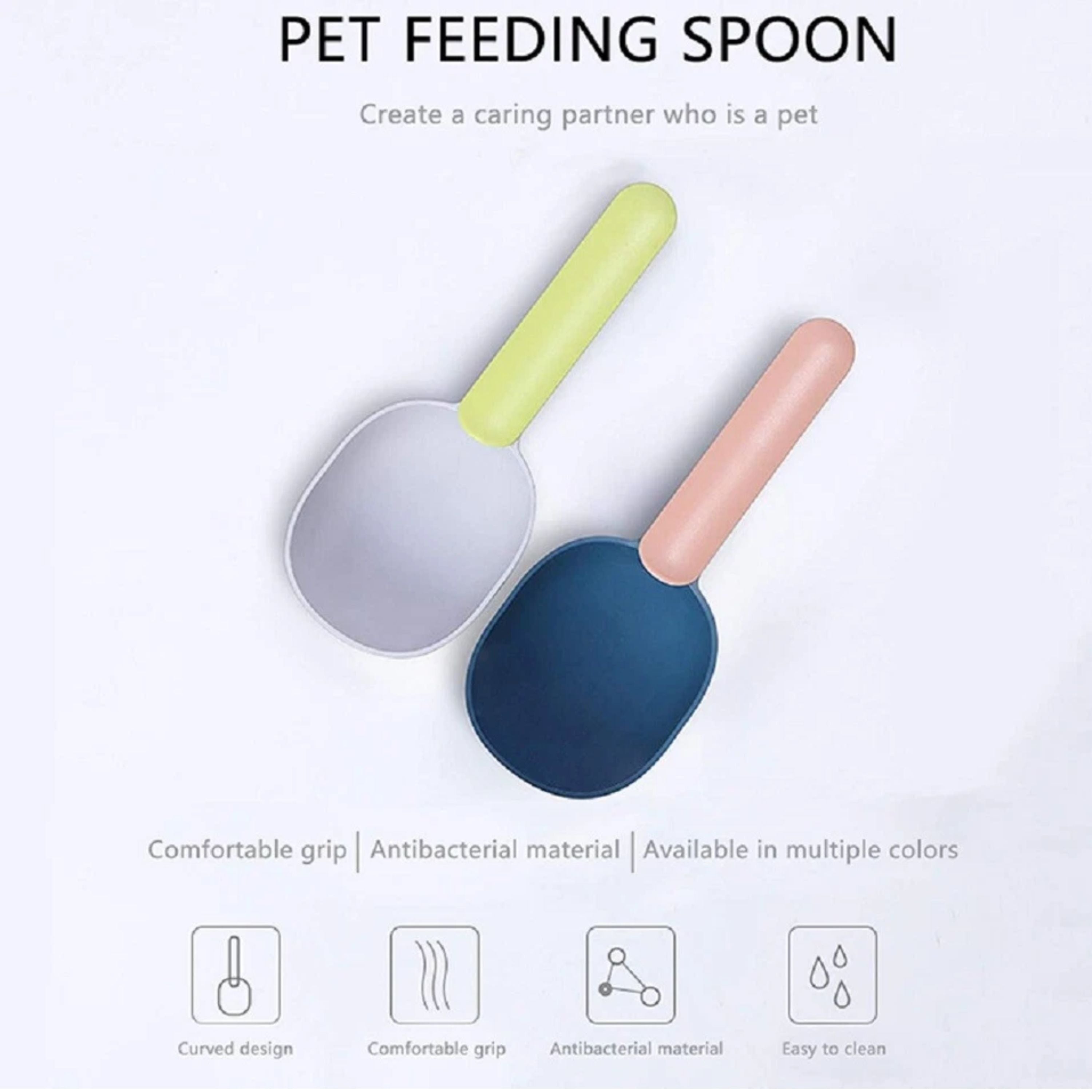 Kitcheniva Pet Food Scoop With Clip Handle