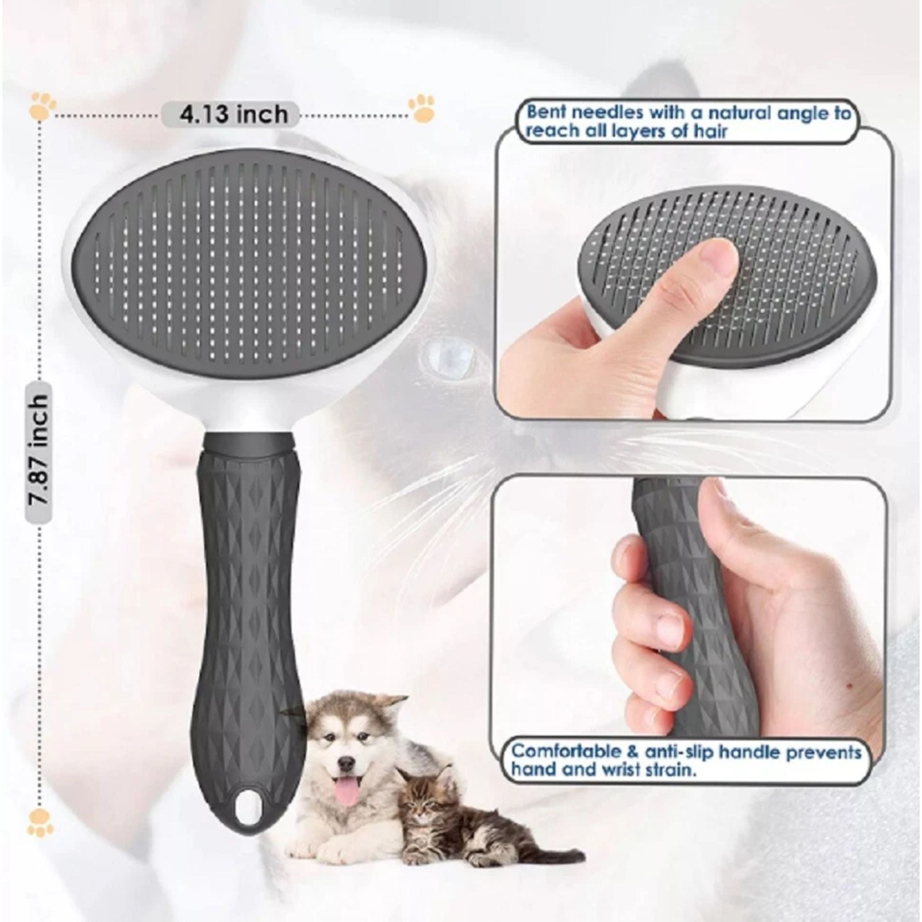 Kitcheniva Pet Hair Remover Brush Deshedding Tool