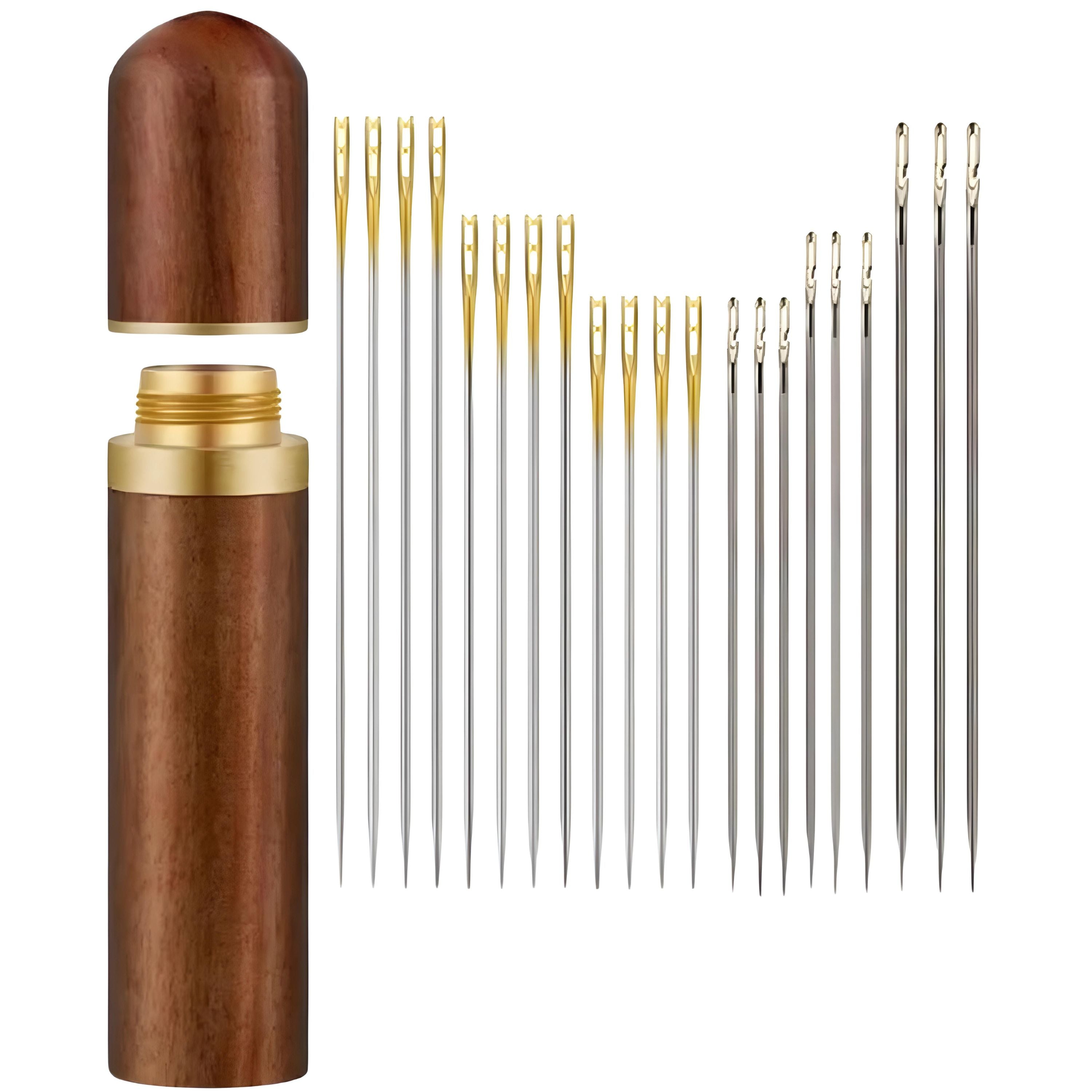 Kitcheniva Self-Threading Sewing Needles 24 Pcs