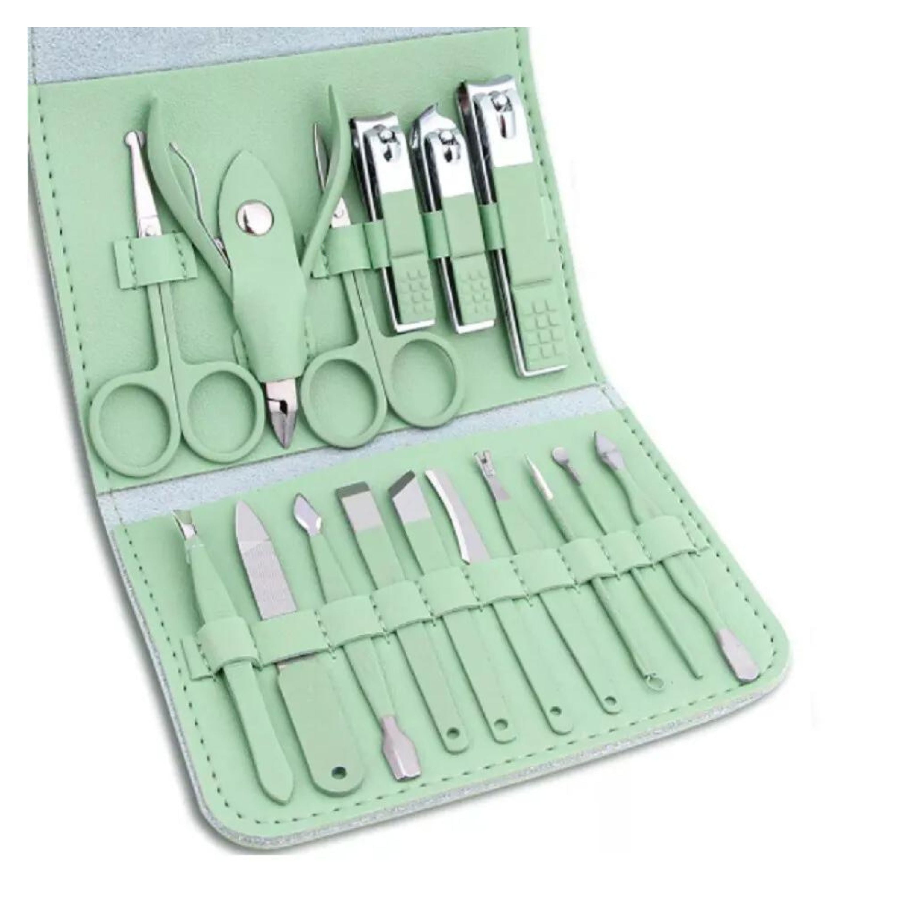 Kitcheniva 16-Piece Stainless Steel Manicure Kit