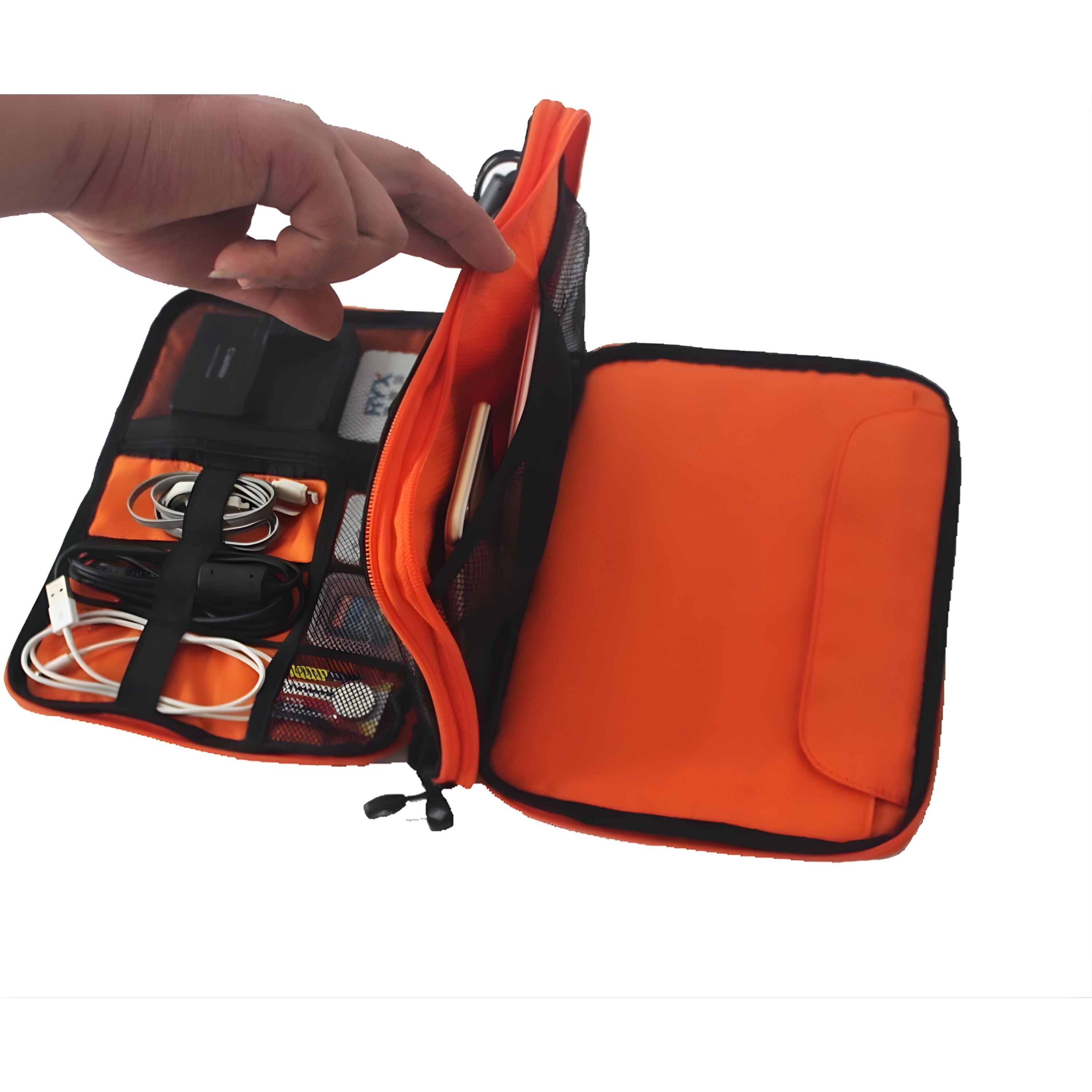 Kitcheniva Portable Double Layers Digital Bag Electronics Organizer